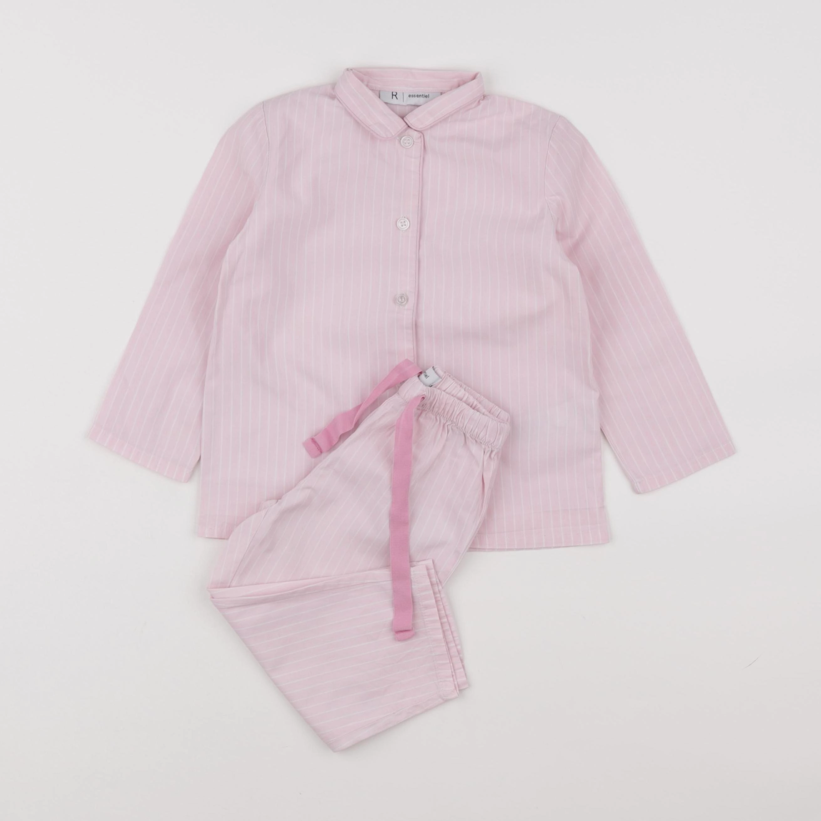 La Redoute - pyjama coton blanc, rose - 24 mois