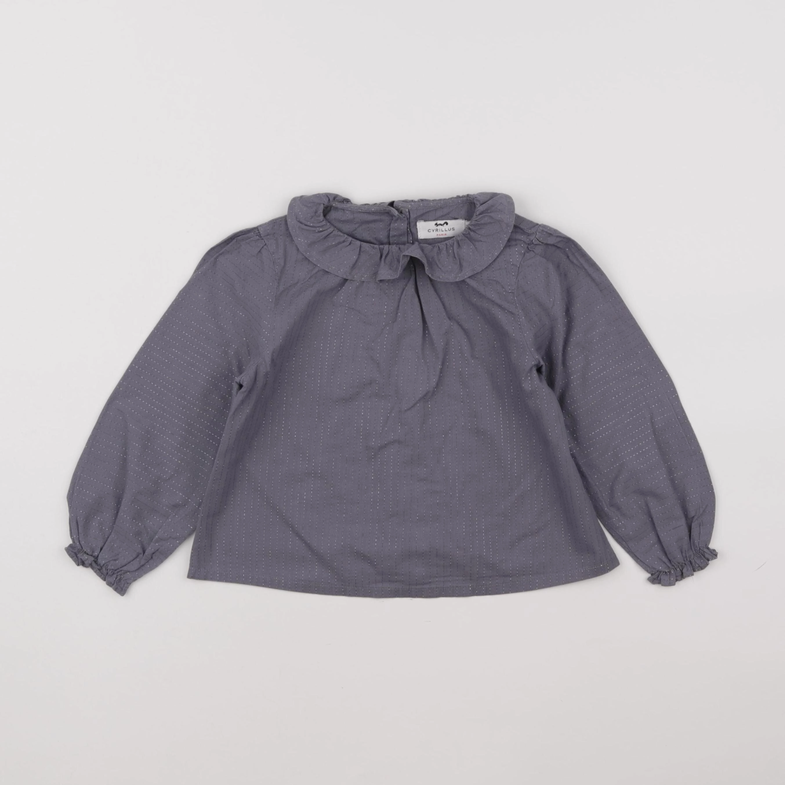 Cyrillus - blouse gris, argent - 36 mois
