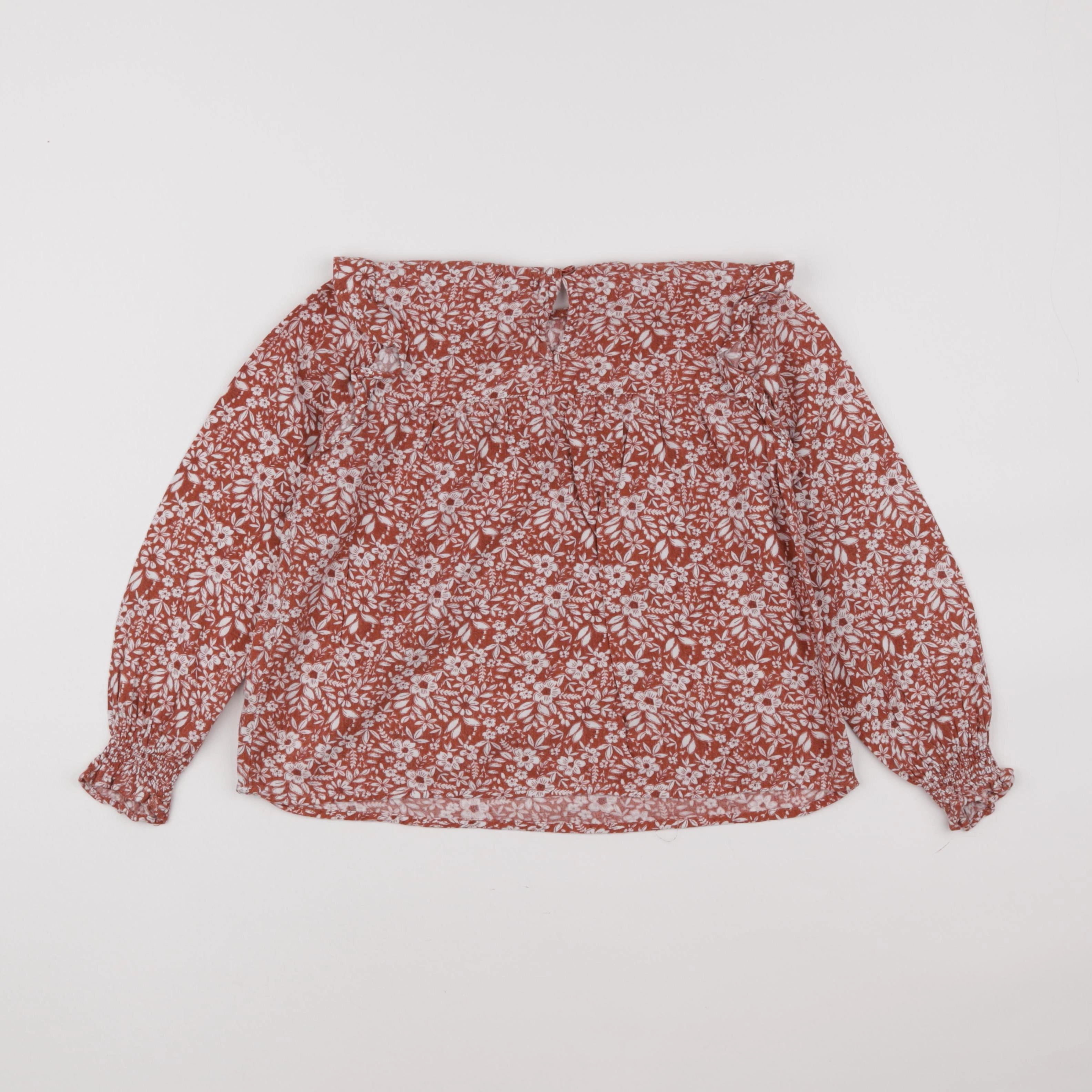 Vertbaudet - blouse rouge - 8 ans