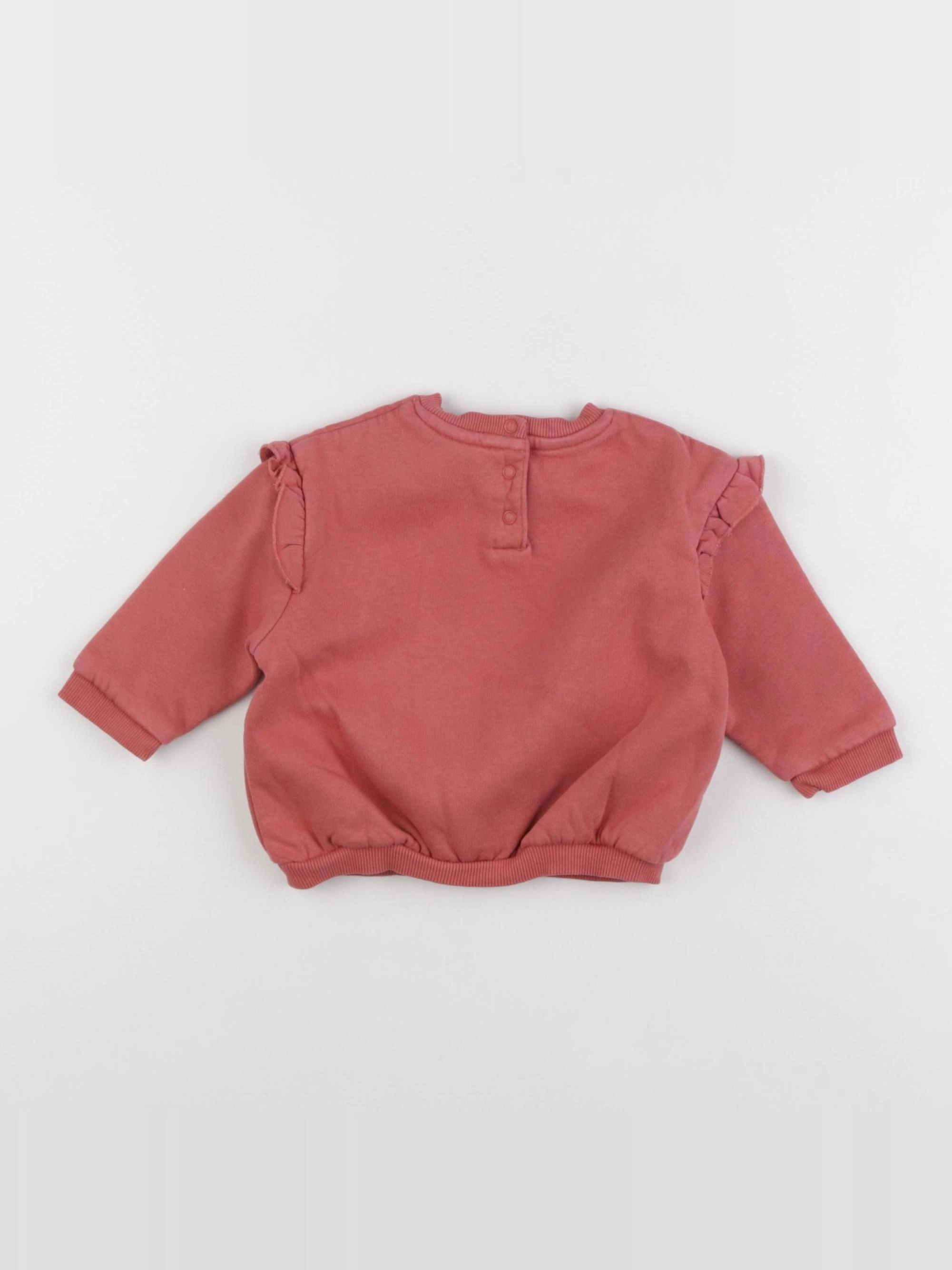 Tape à l'oeil - sweat rose - 9 mois