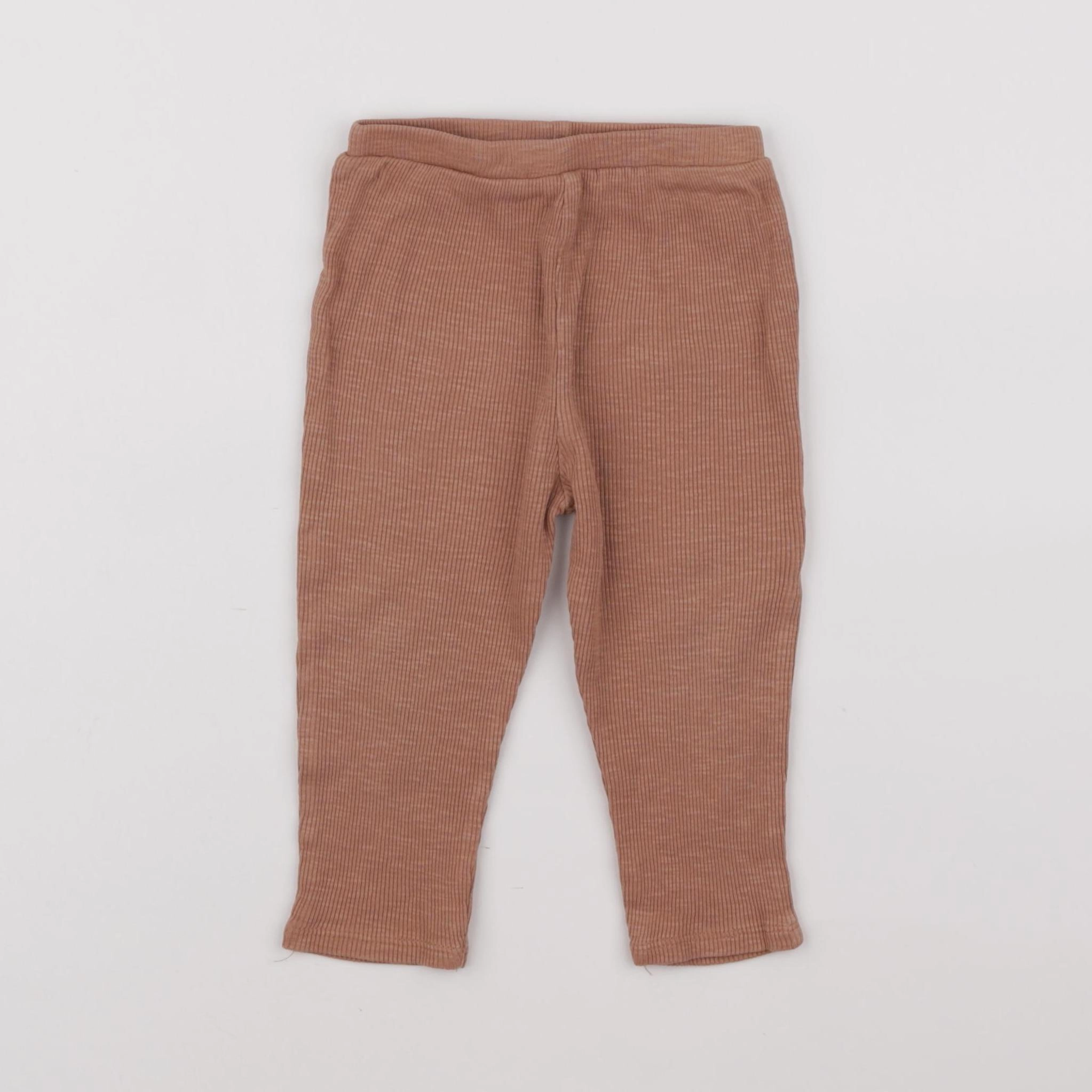 Vertbaudet - legging marron - 18 mois