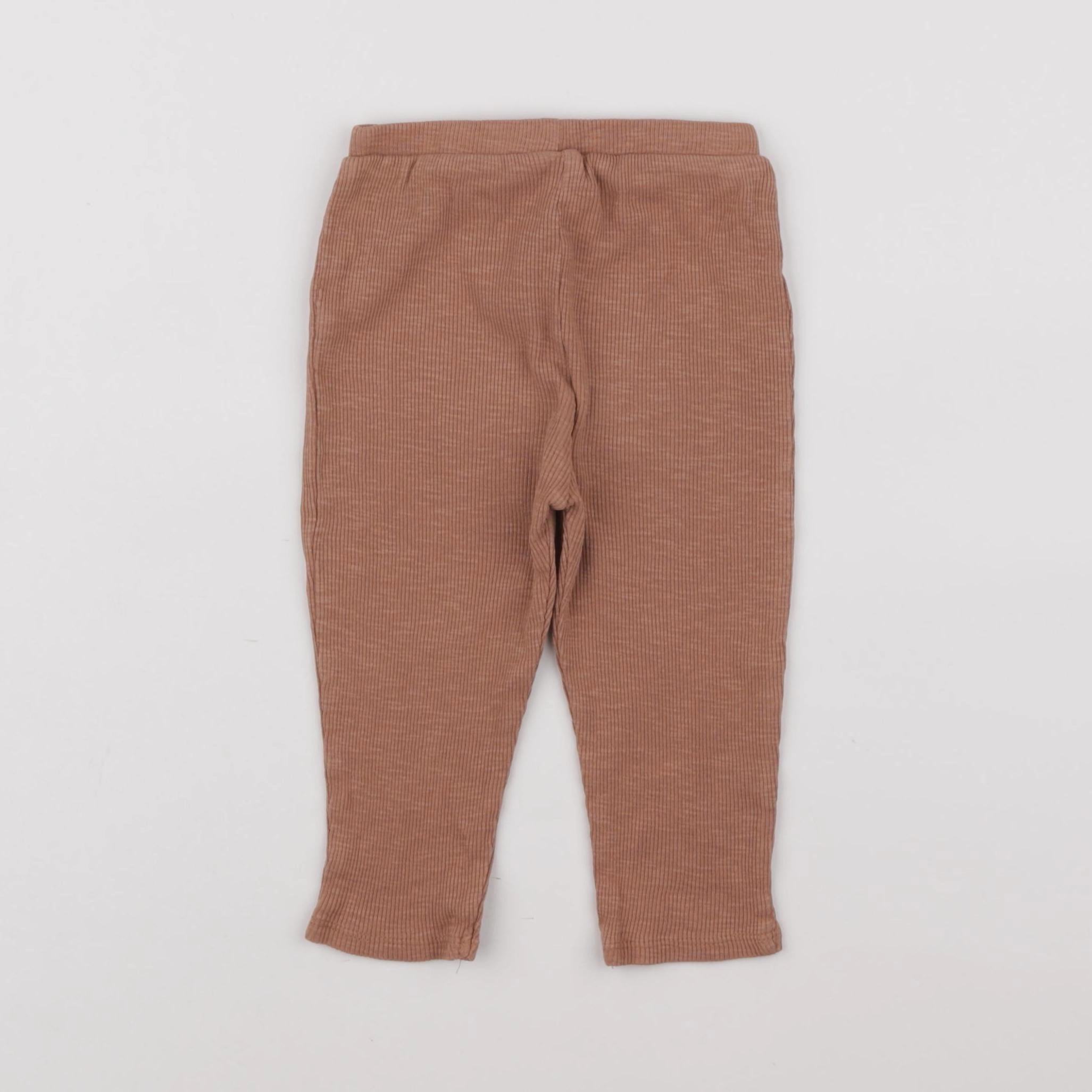 Vertbaudet - legging marron - 18 mois