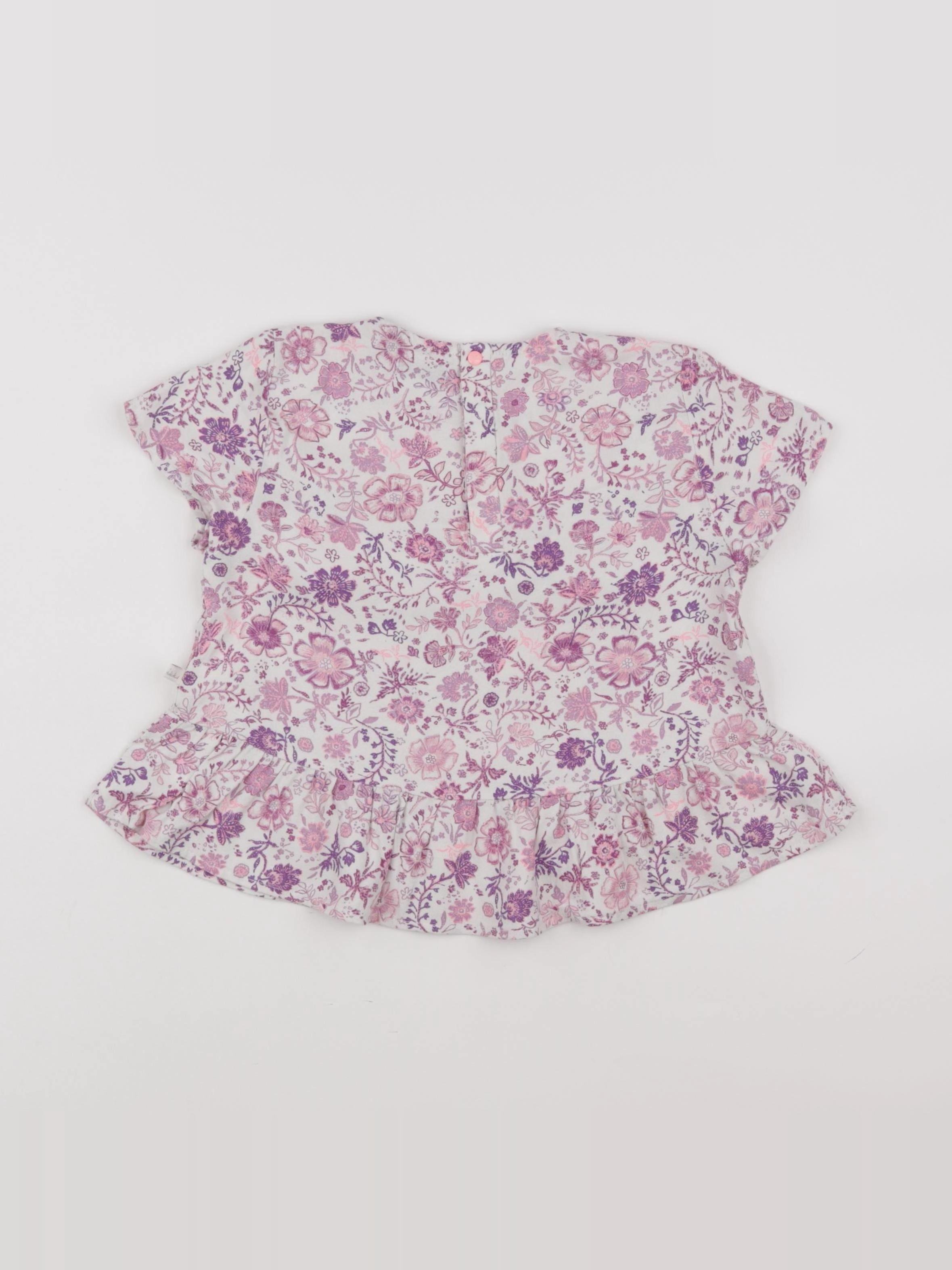 IKKS - blouse blanc, rose - 6 ans