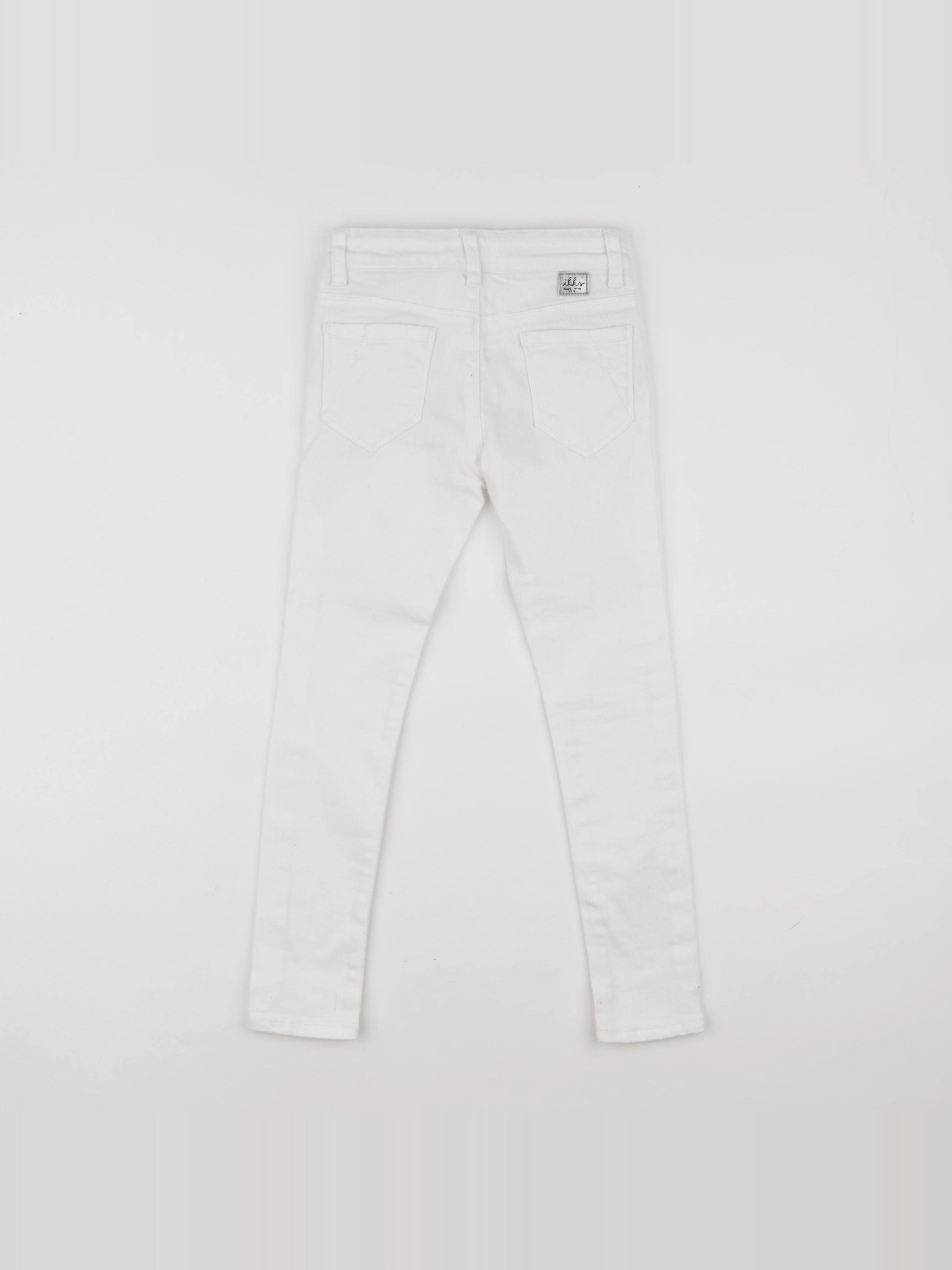IKKS - jean blanc - 6 ans