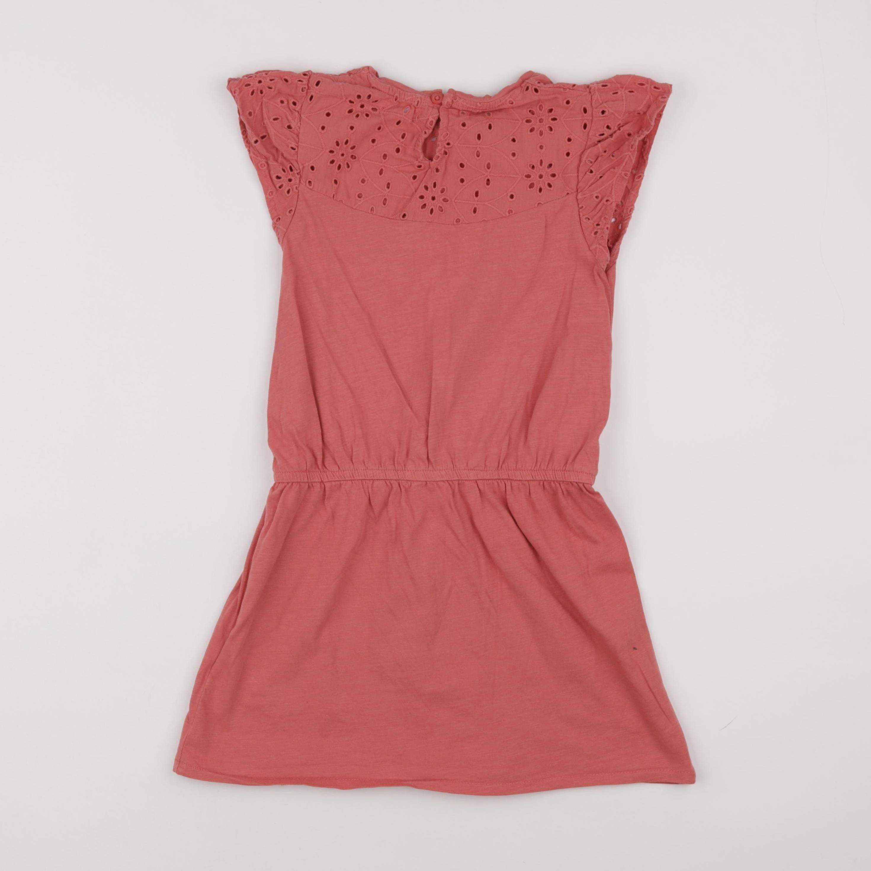 Vertbaudet - robe rouge - 7 ans