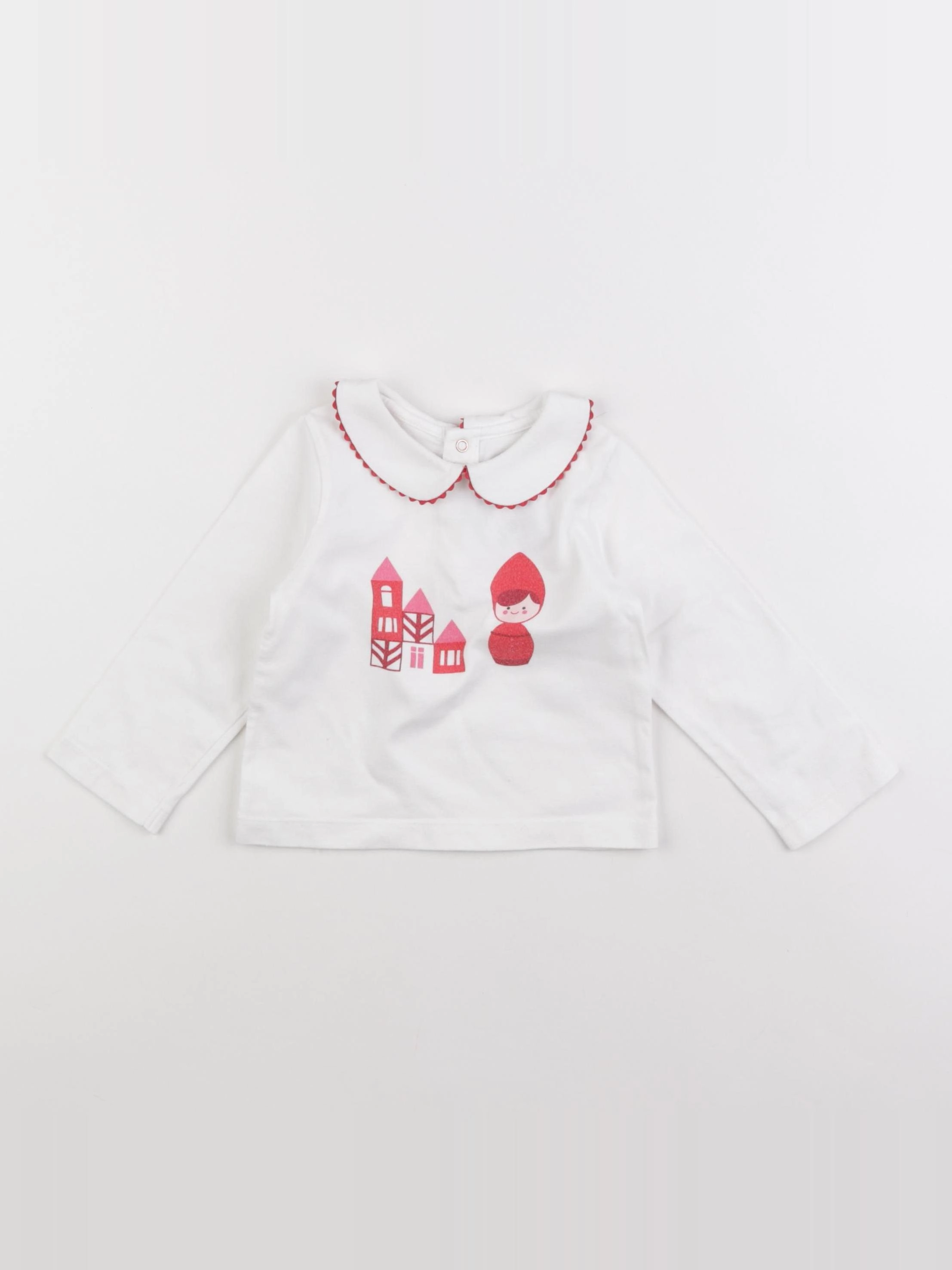 Jacadi - tee-shirt blanc - 18 mois