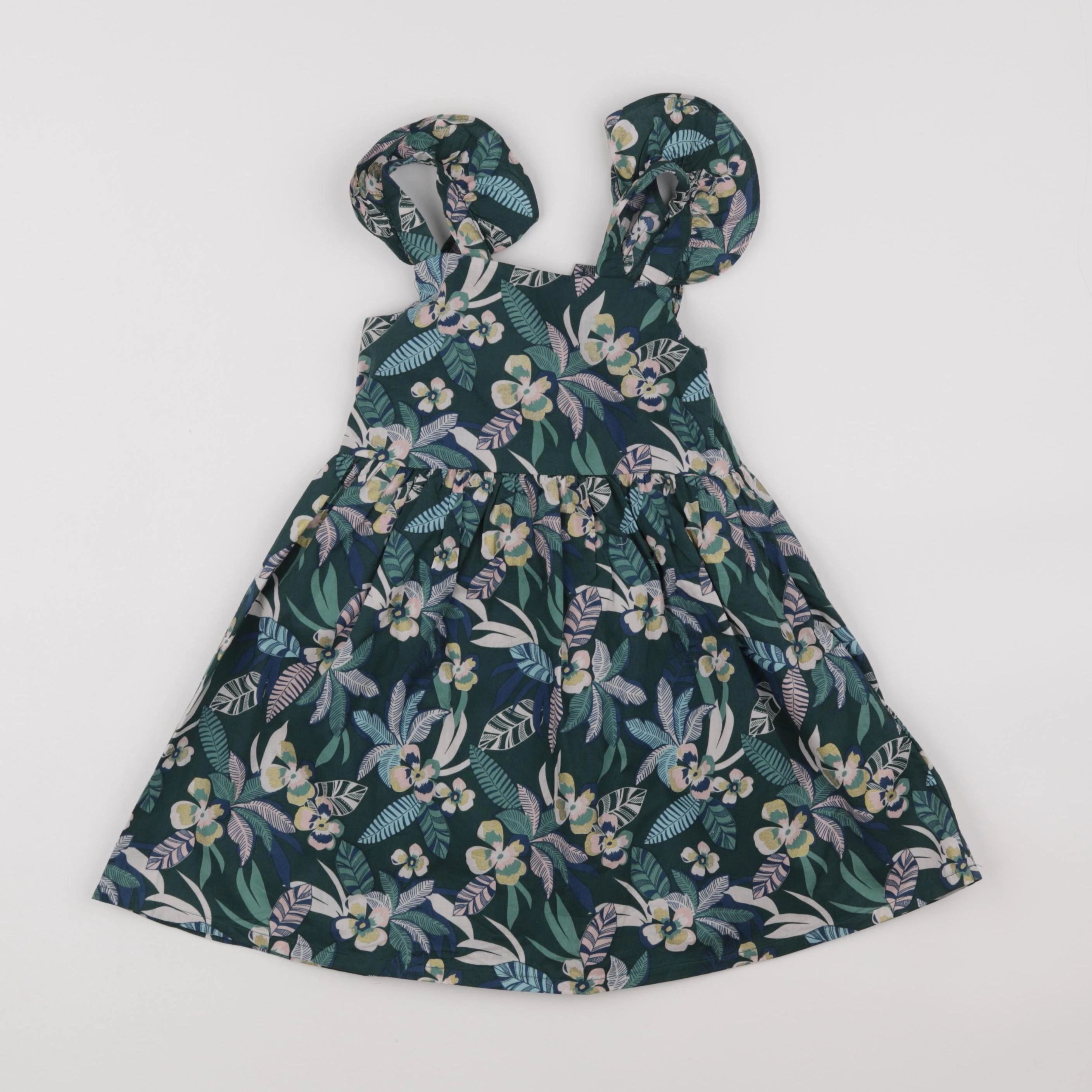 Vertbaudet - robe multicolore - 4 ans
