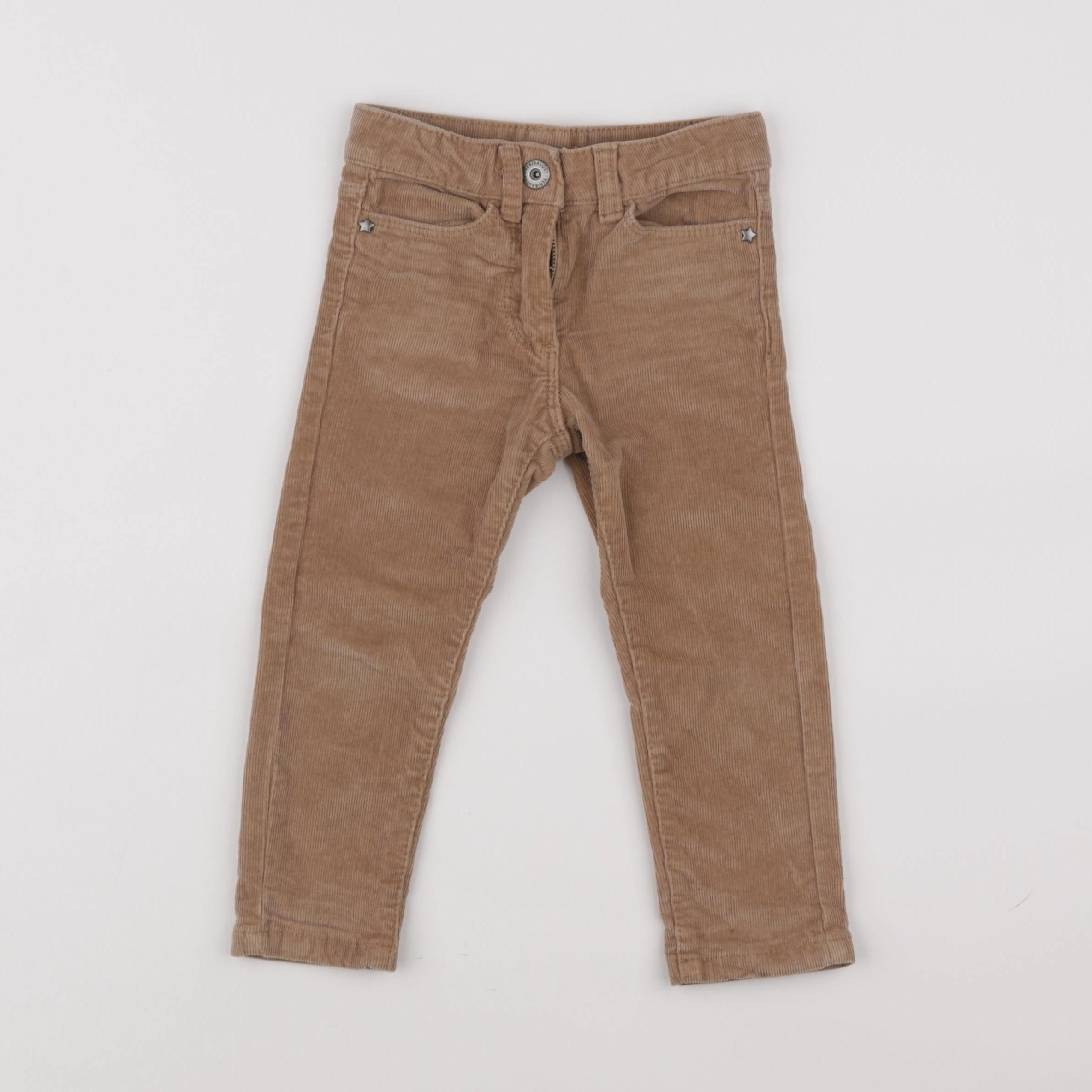 Vertbaudet - pantalon marron - 2 ans