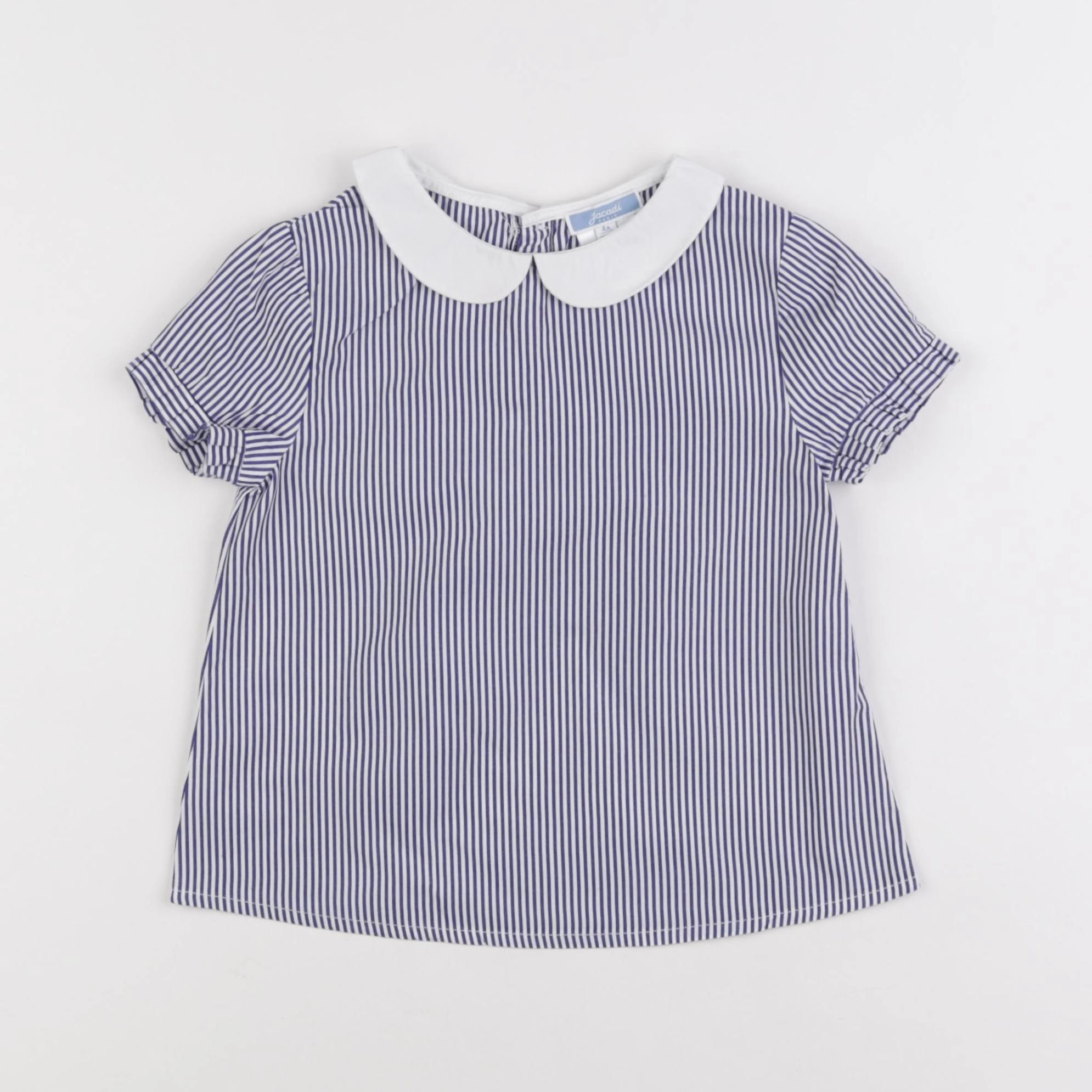 Jacadi - blouse blanc, bleu - 4 ans