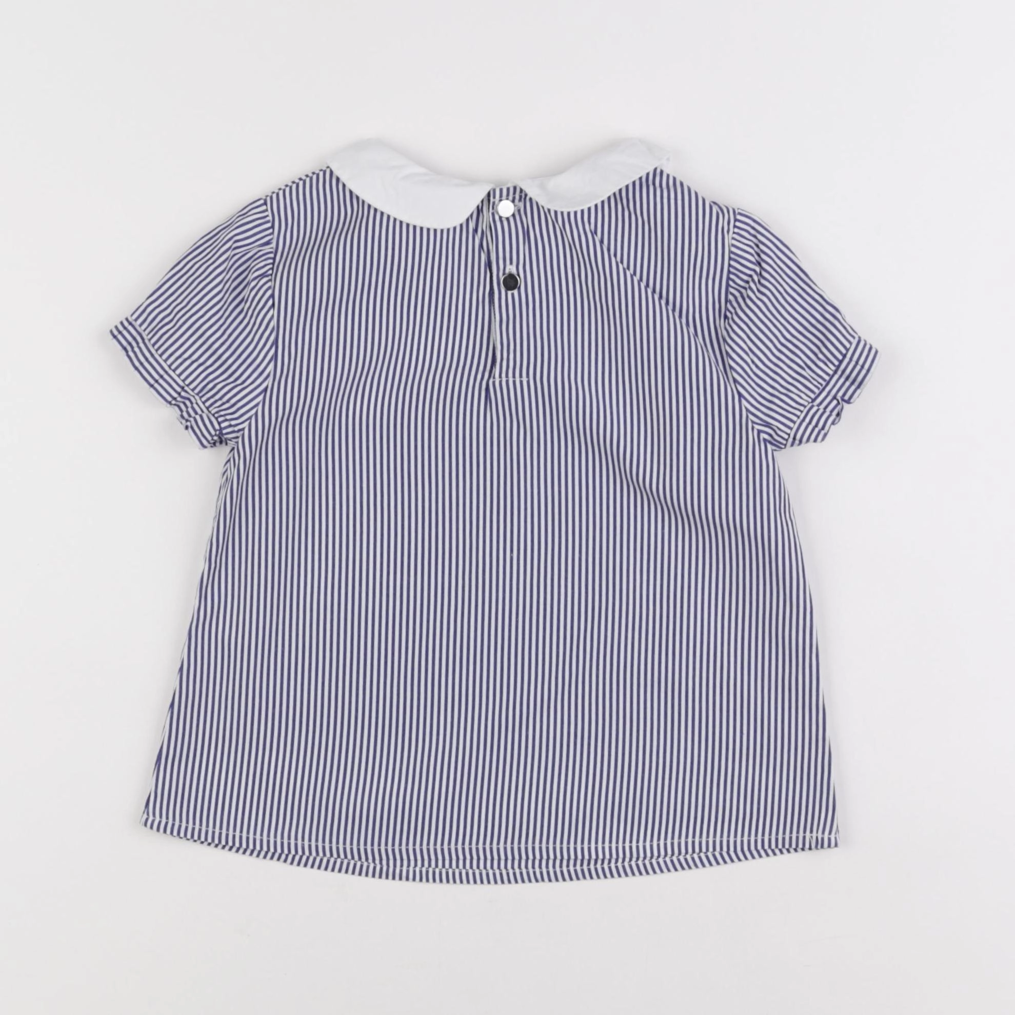 Jacadi - blouse blanc, bleu - 4 ans