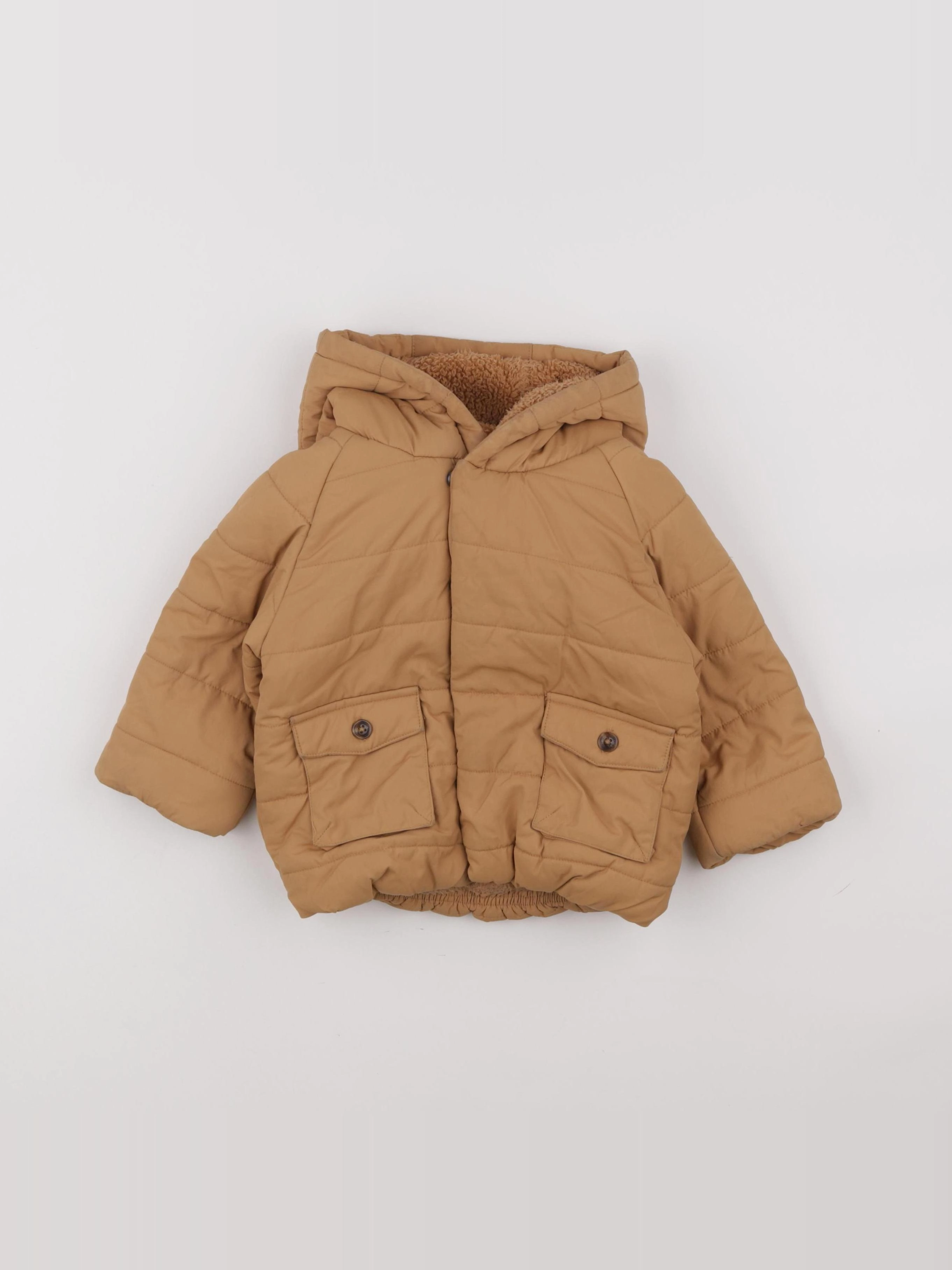 Vertbaudet - doudoune marron - 2 ans