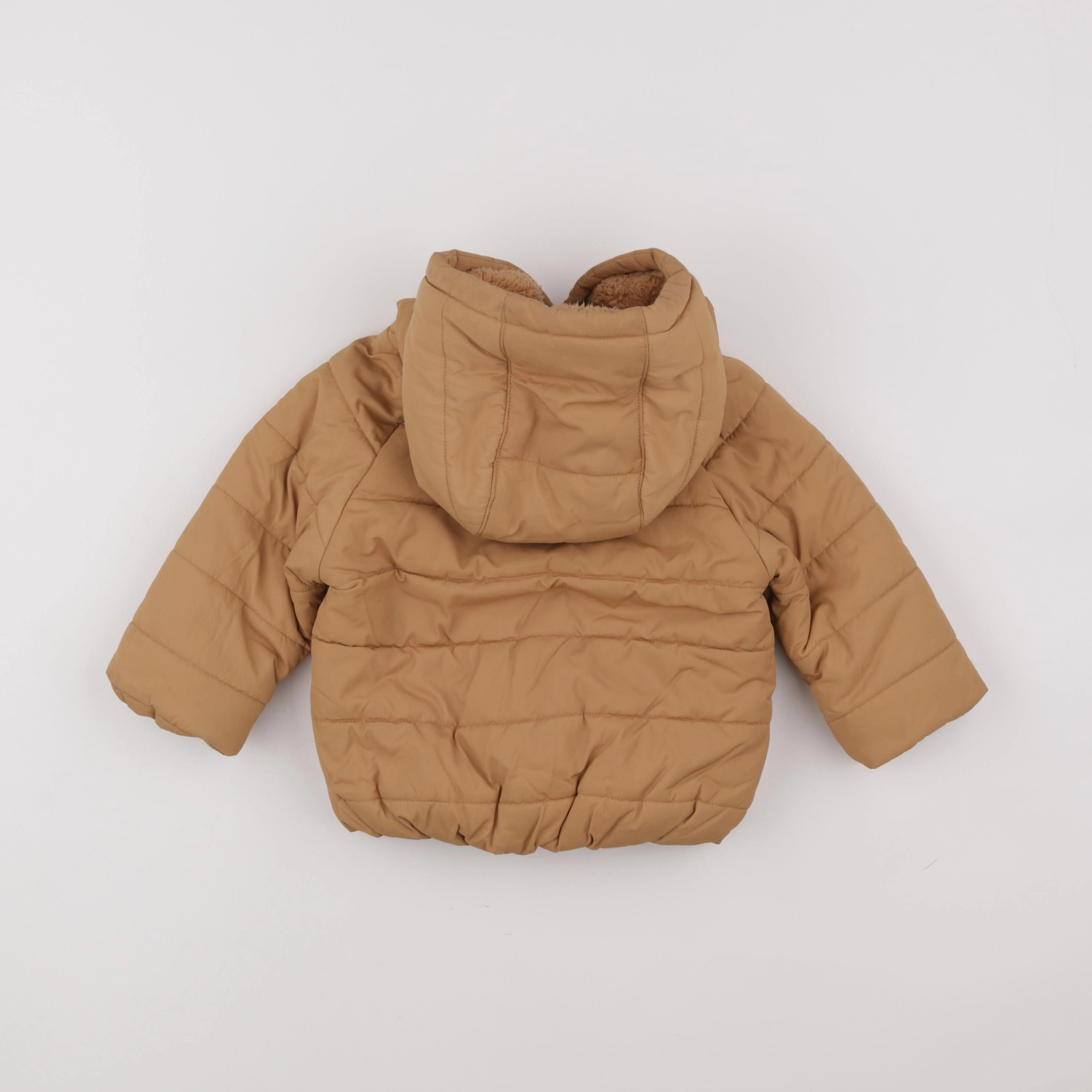 Vertbaudet - doudoune marron - 2 ans