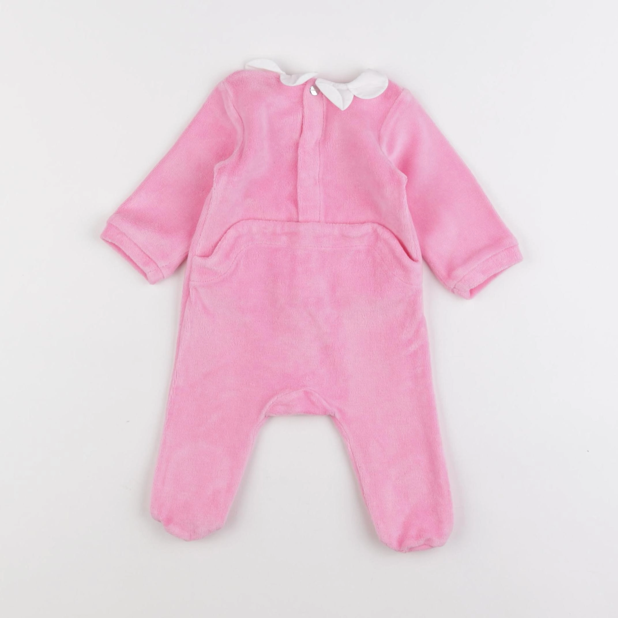 Jacadi - pyjama velours rose - 3 mois