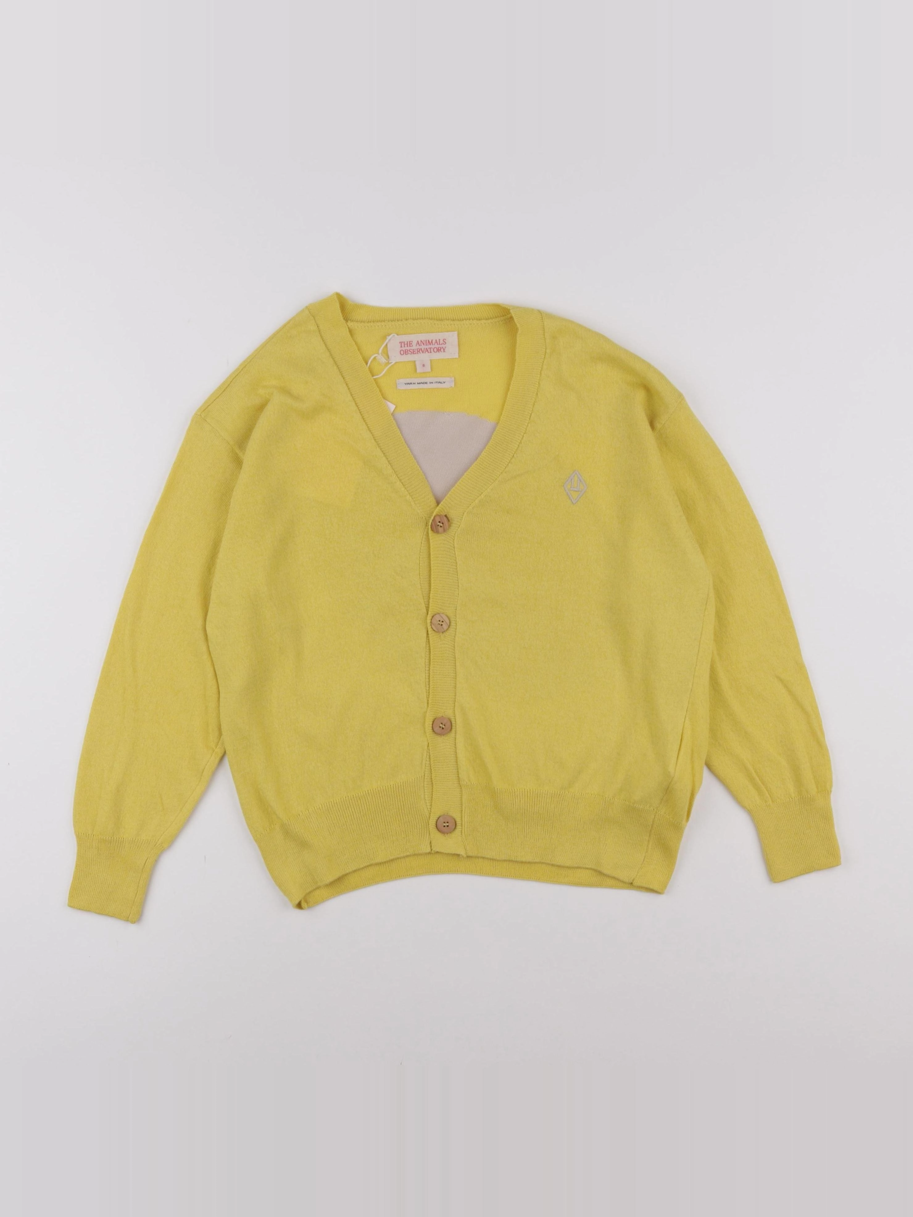 The animals observatory - Gilet Racoon Jaune - 3 ans