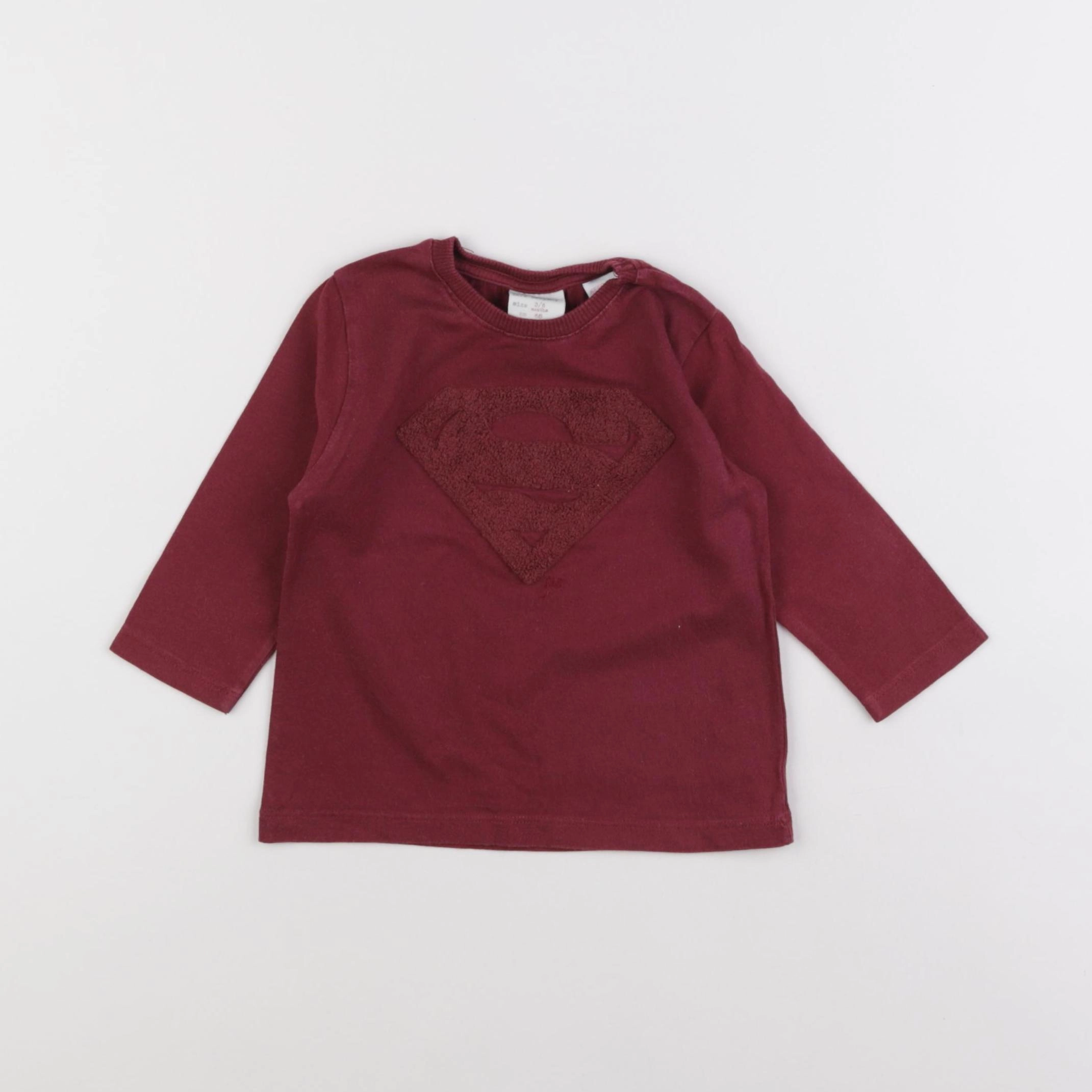 Zara - tee-shirt rouge - 3/6 mois