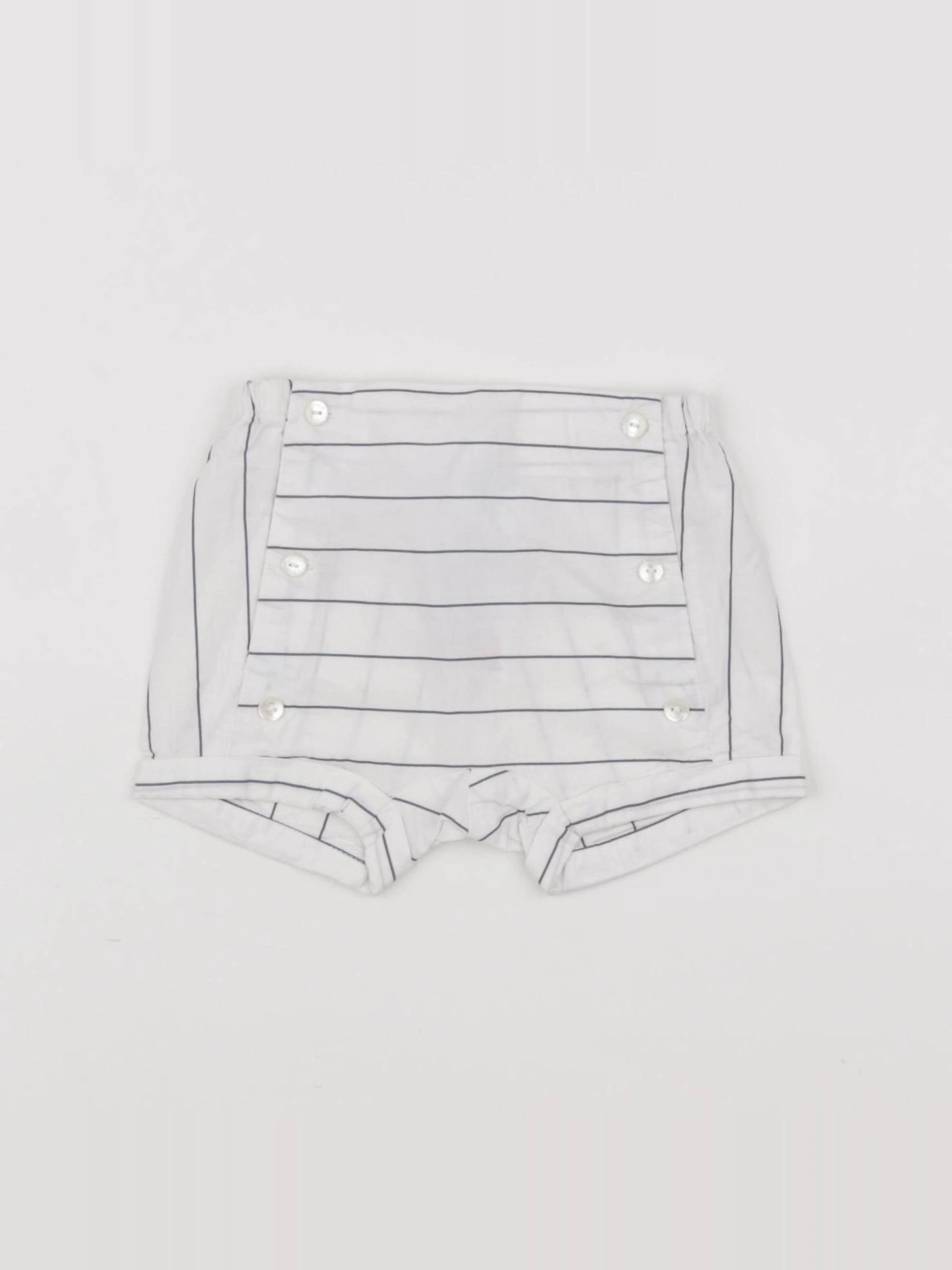 Jacadi - short blanc - 3 mois