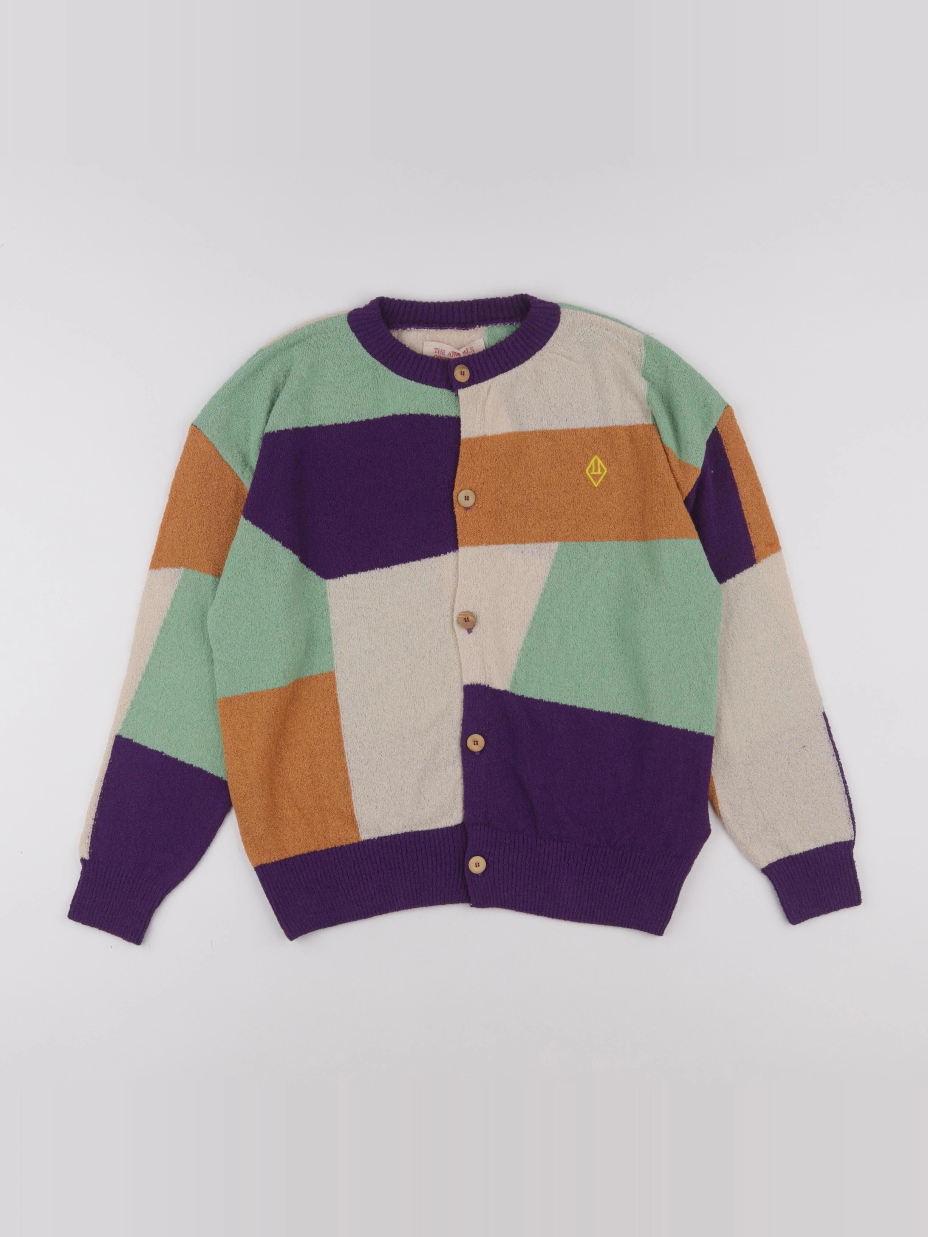 The animals observatory - Cardigan Toucan Multicolore - 8 ans
