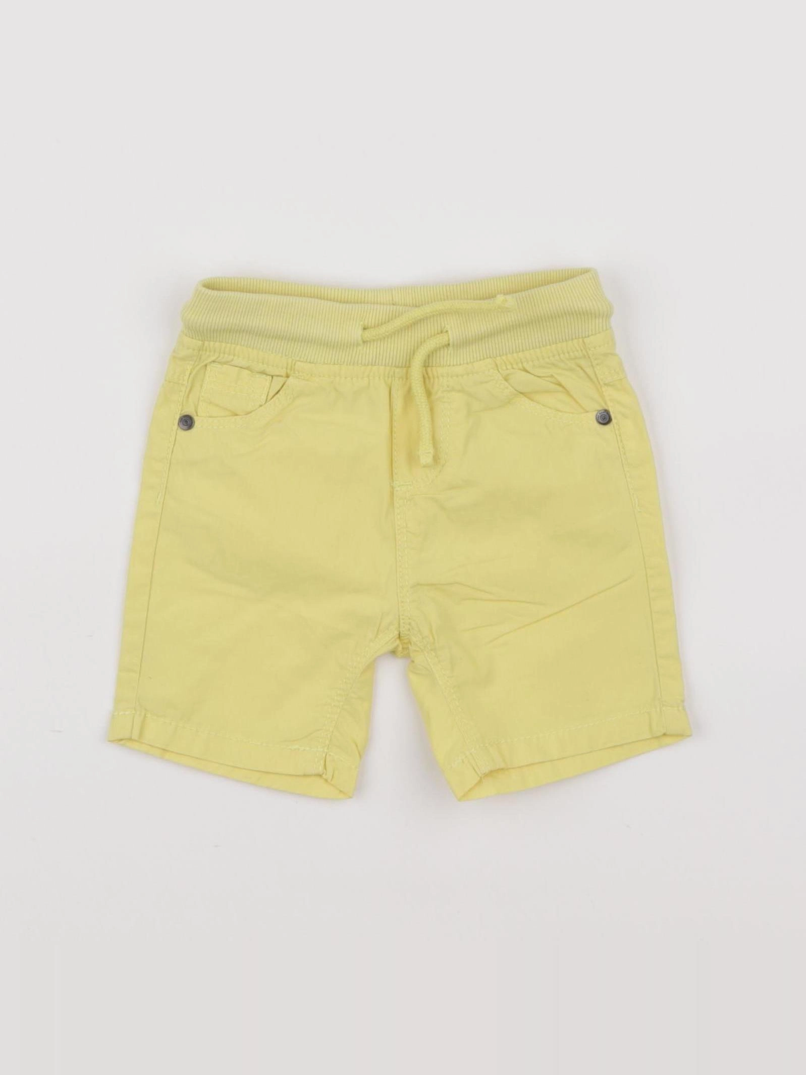 Tape à l'oeil - short jaune - 6 mois