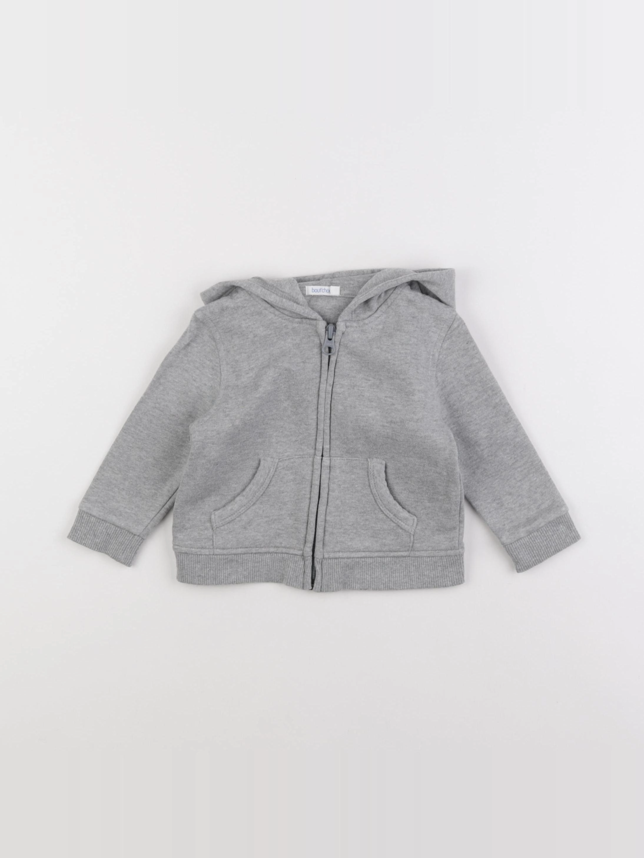 Boutchou - sweat gris - 9 mois