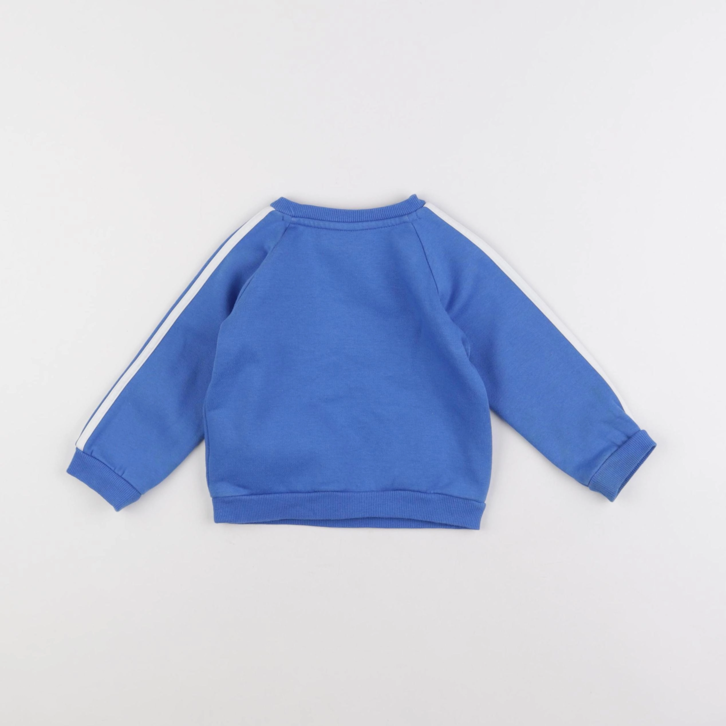 Adidas - sweat bleu - 6/9 mois