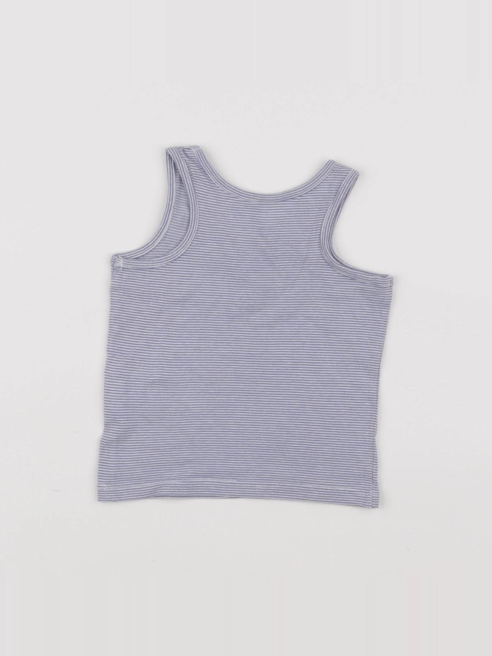 Boutchou - maillot de corps bleu - 9 mois