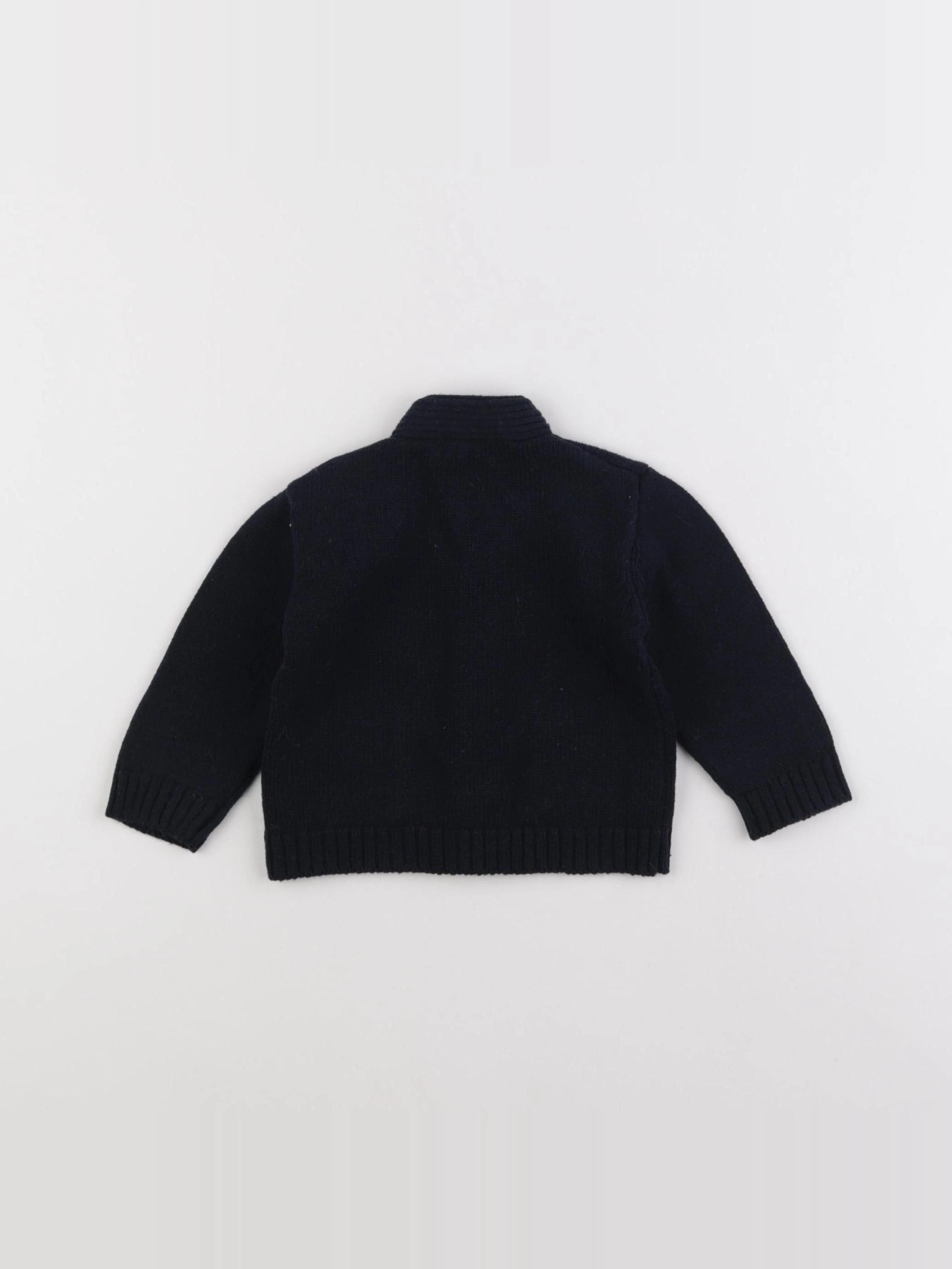 Boutchou - gilet bleu - 6 mois