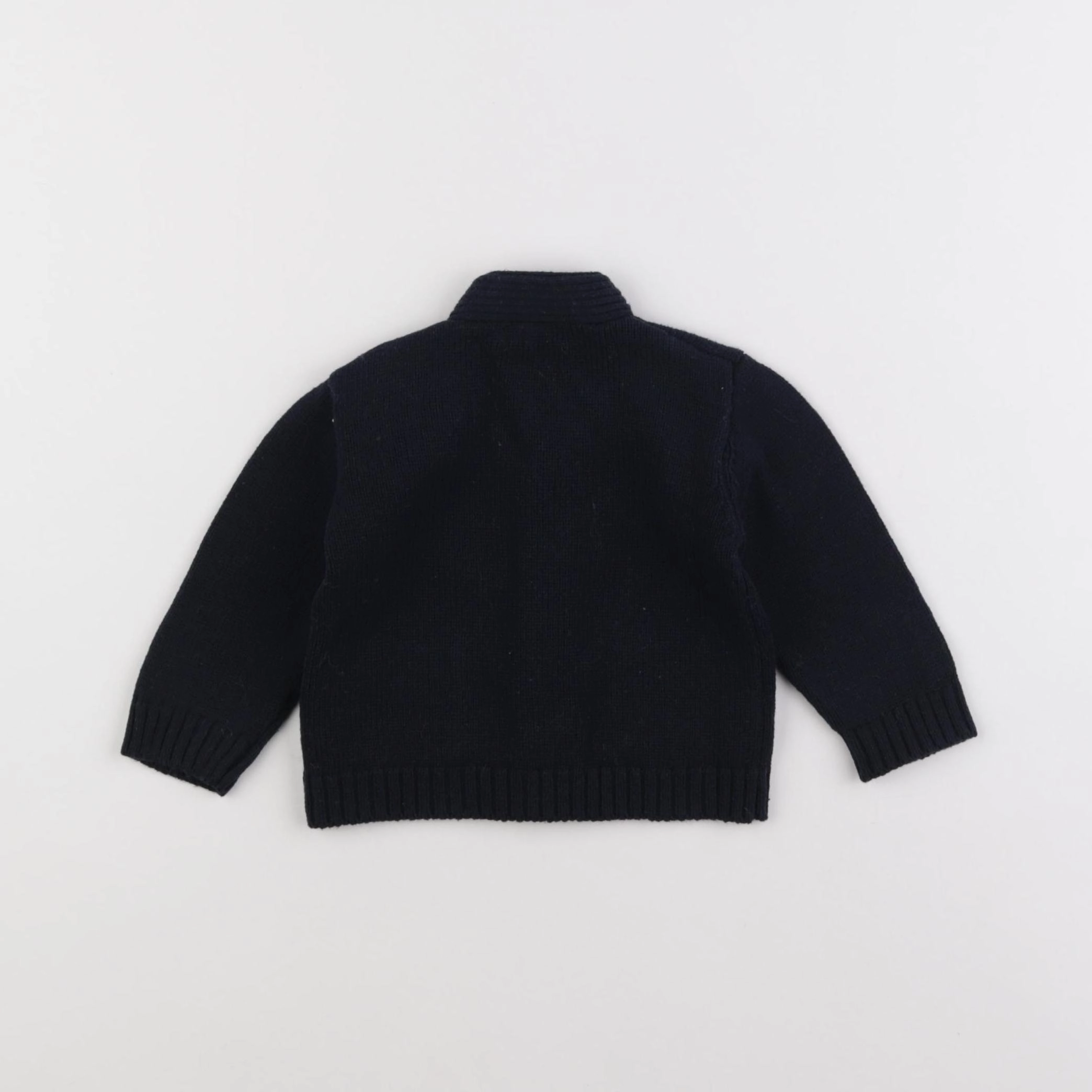 Boutchou - gilet bleu - 6 mois