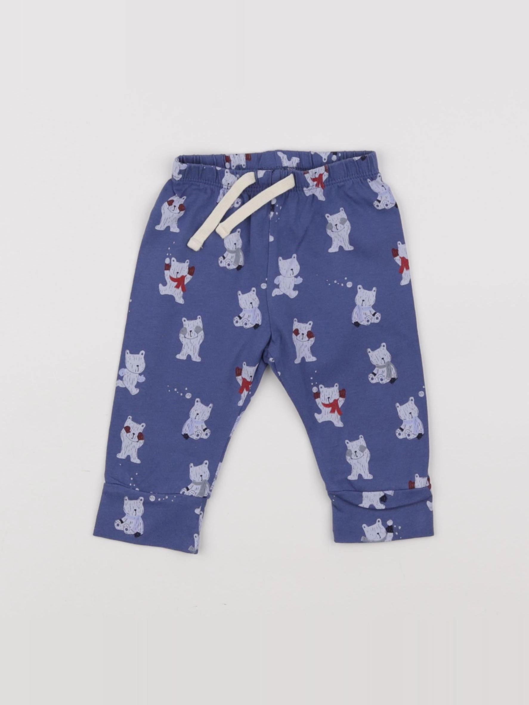 GAP - pantalon bleu - 3/6 mois