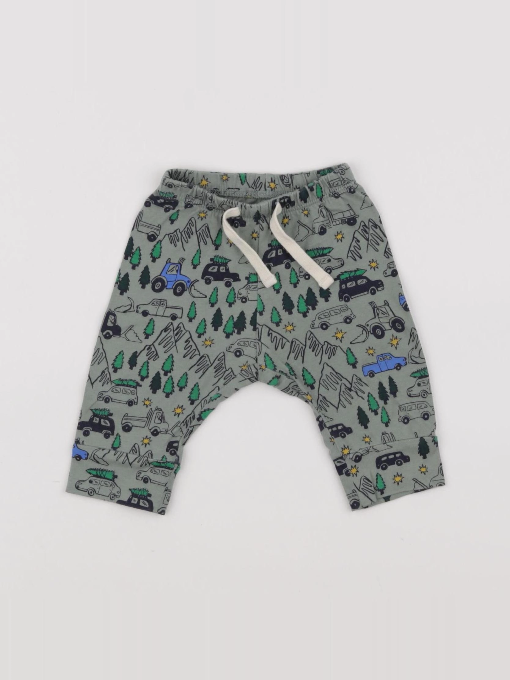 GAP - pantalon vert - 3/6 mois