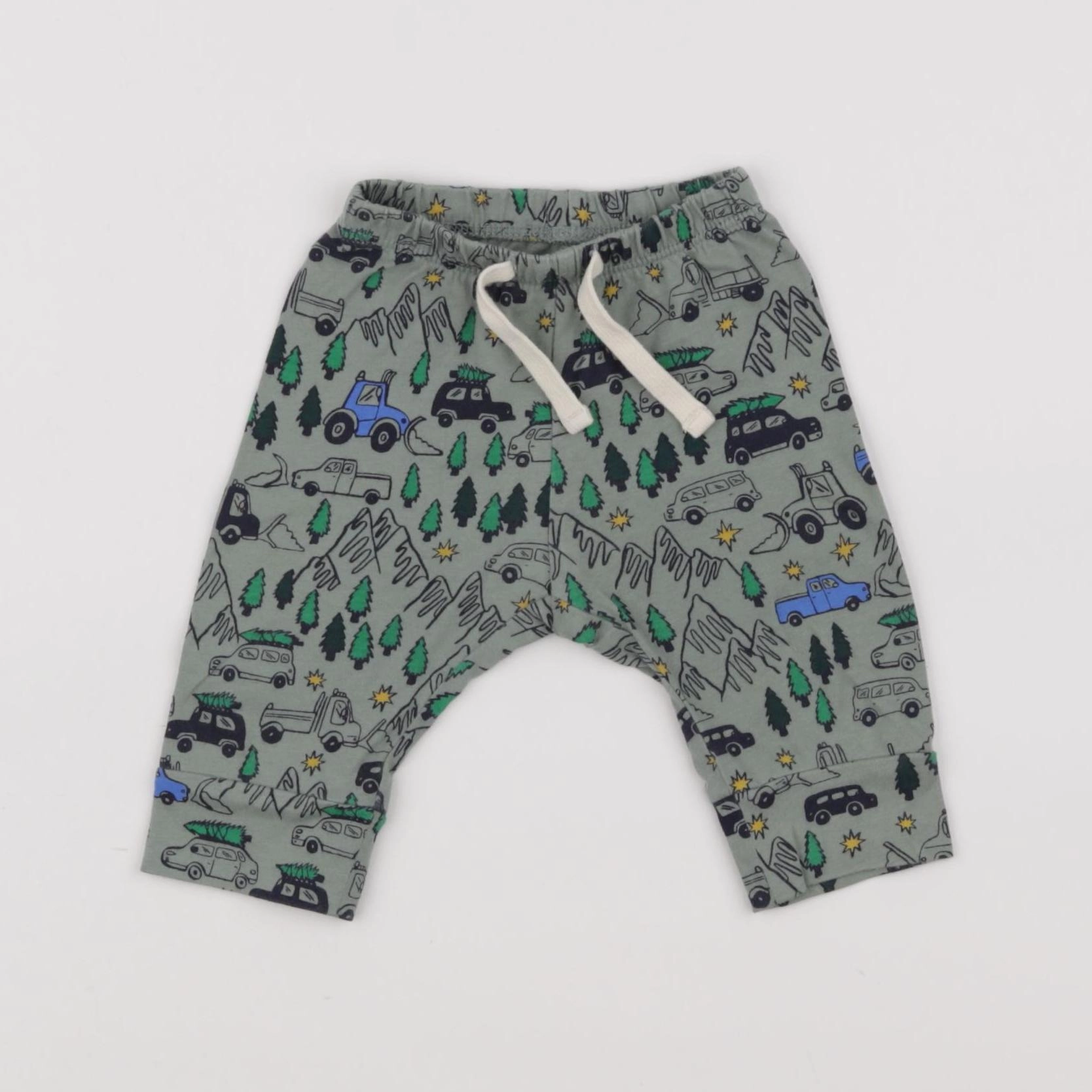 GAP - pantalon vert - 3/6 mois