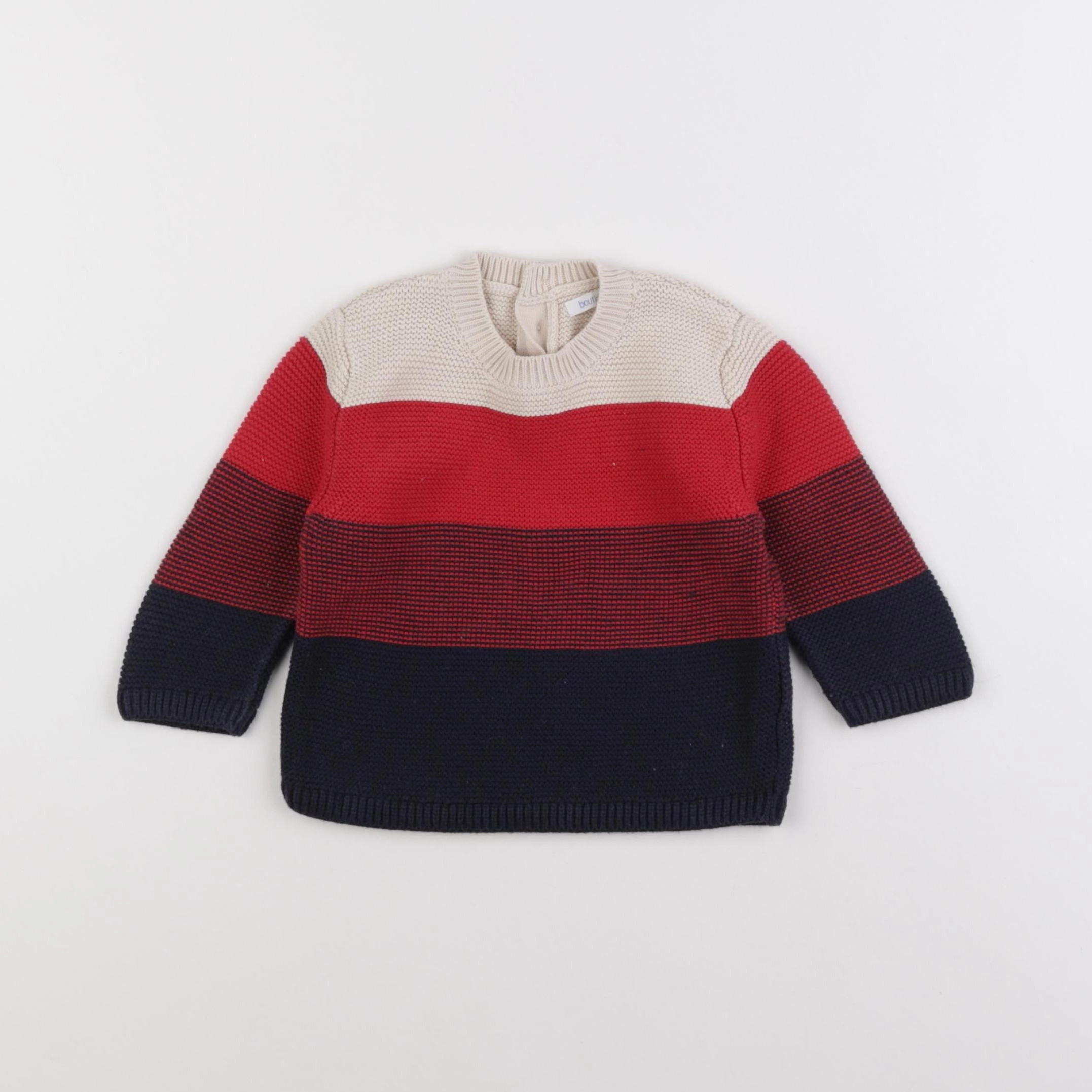Boutchou - pull multicolore - 9 mois