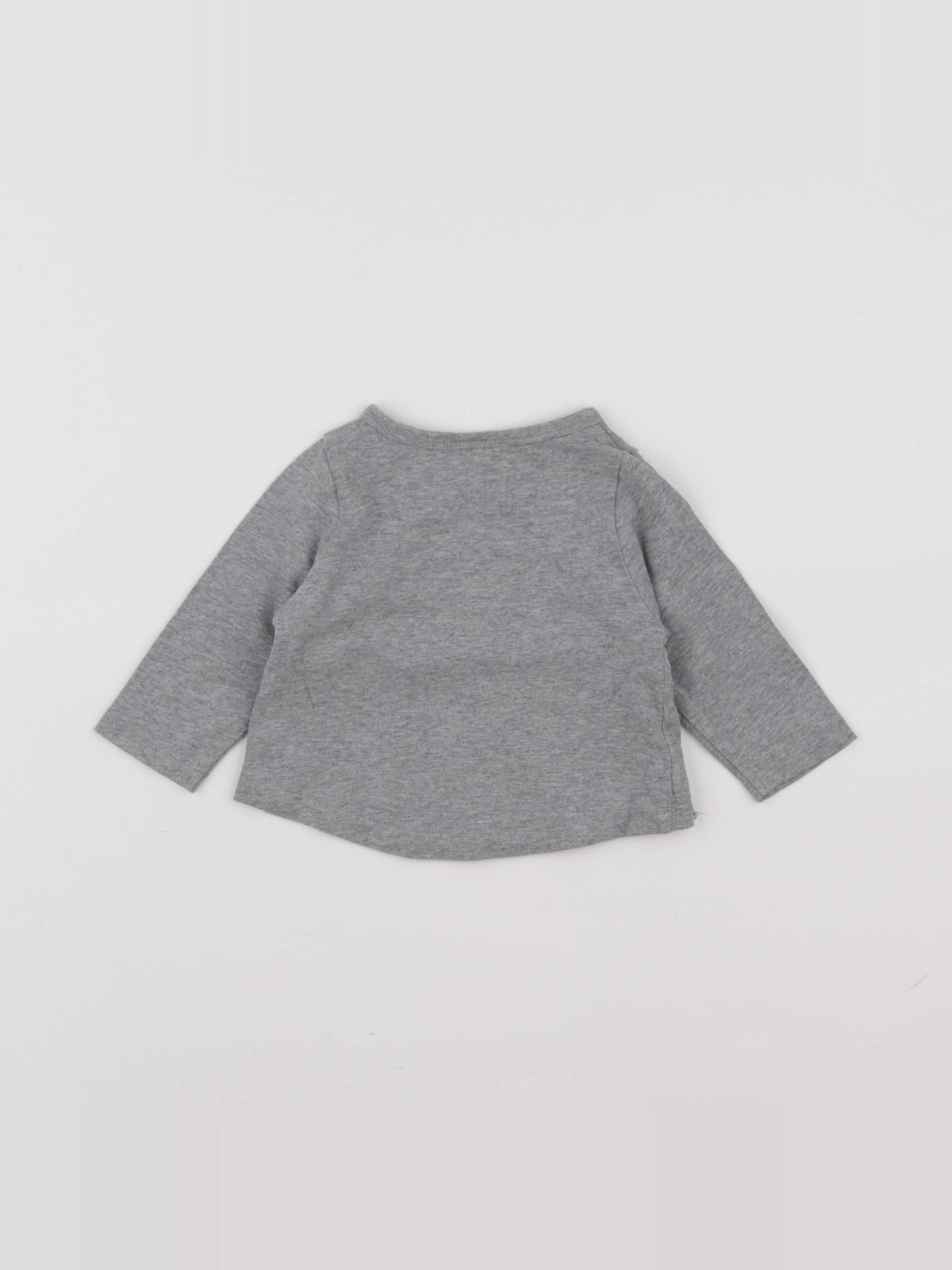 Tape à l'oeil - tee-shirt gris - 3 mois