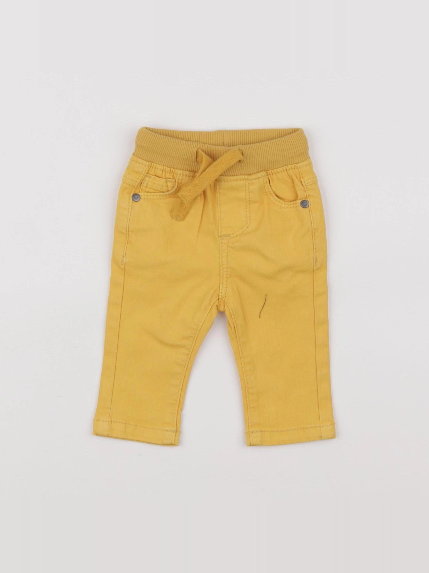 Tape à l'oeil - pantalon jaune - 3 mois