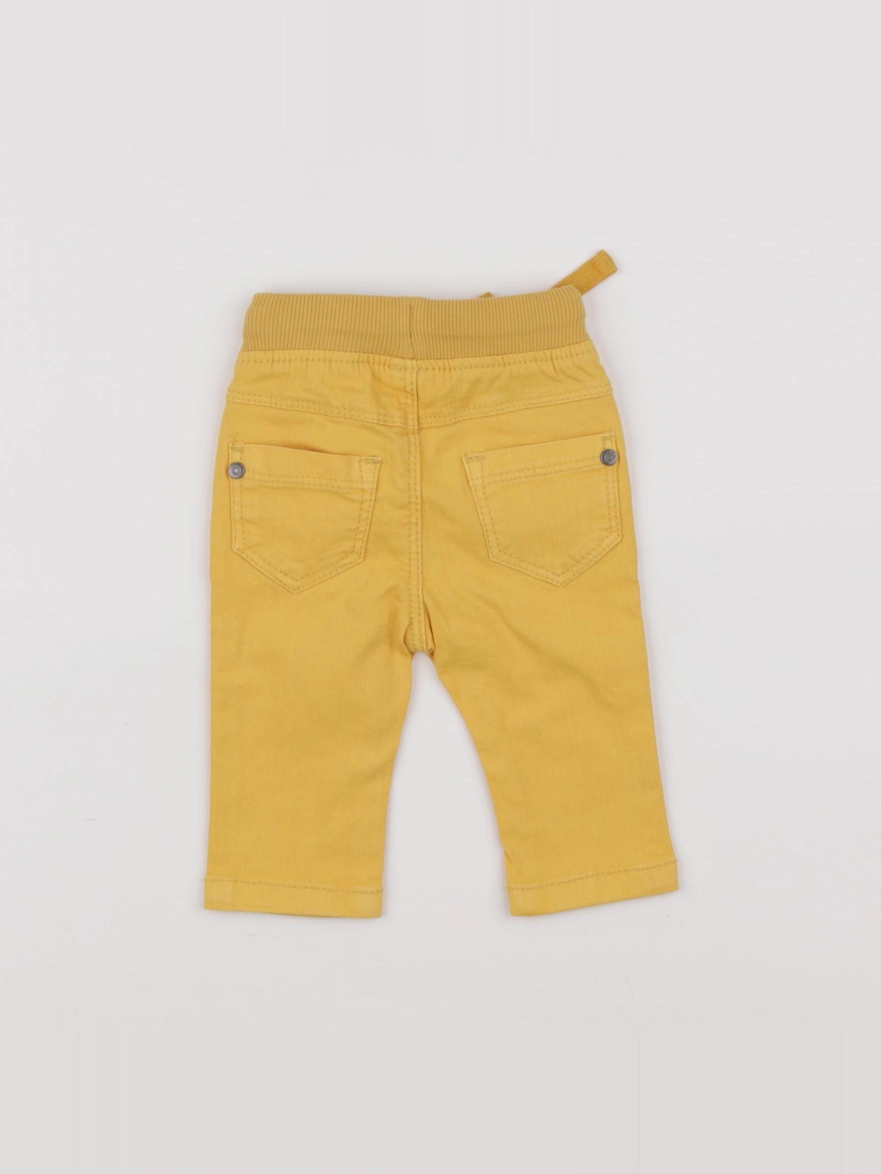 Tape à l'oeil - pantalon jaune - 3 mois