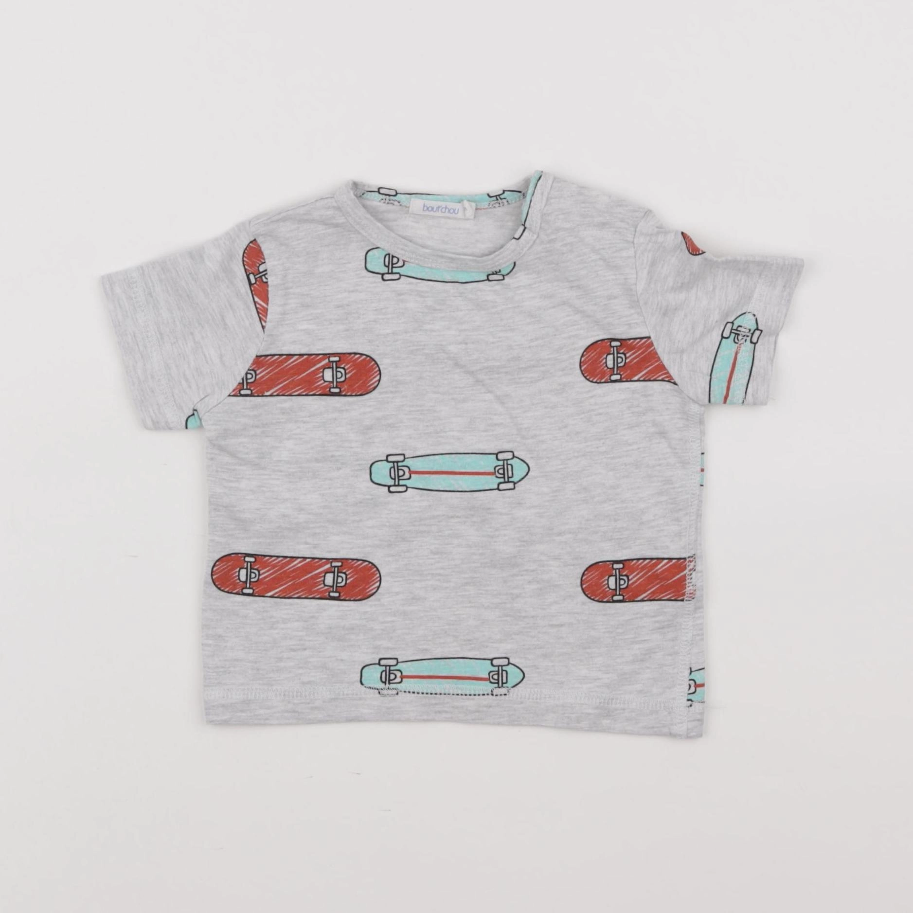 Boutchou - tee-shirt gris - 6 mois