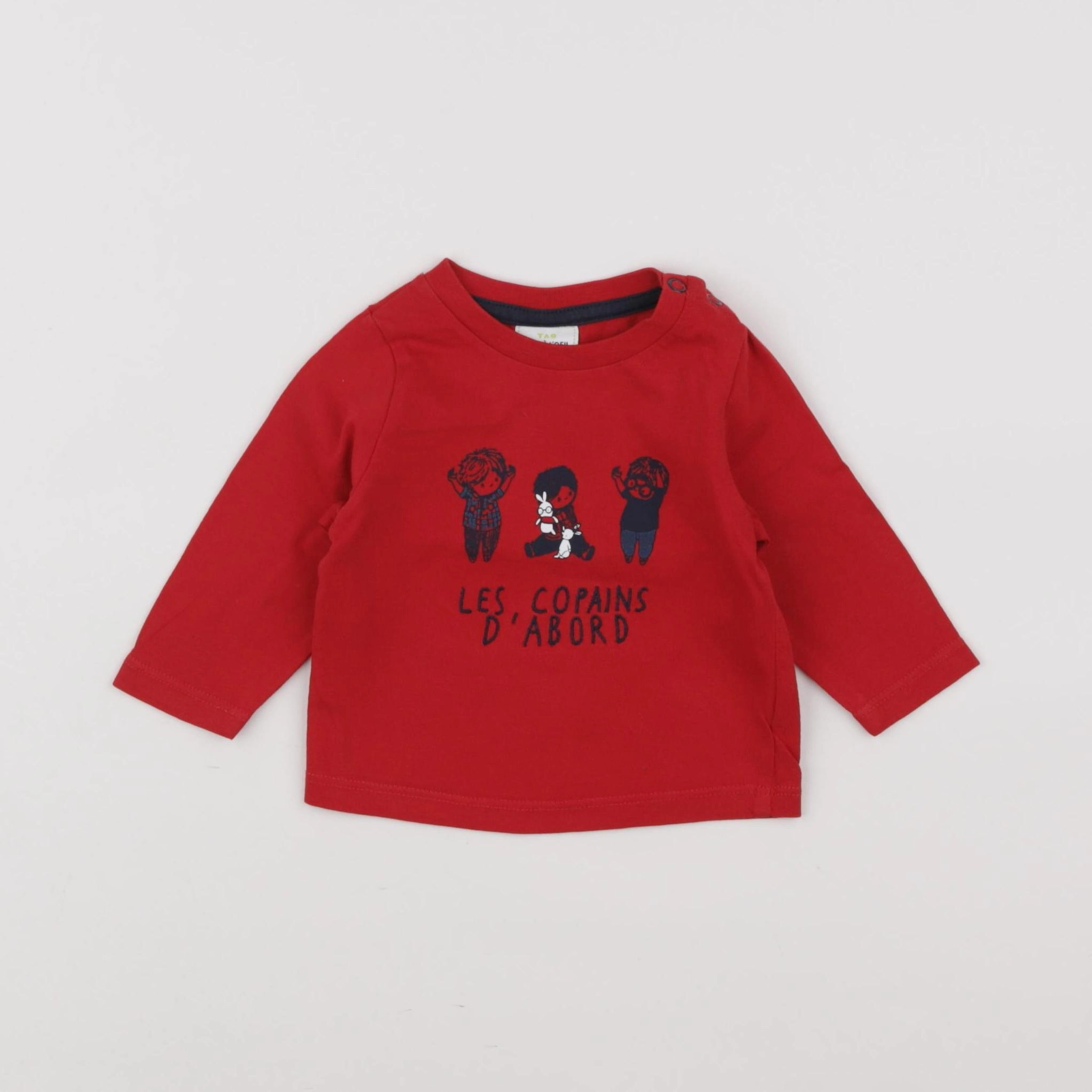 Tape à l'oeil - tee-shirt rouge - 3 mois