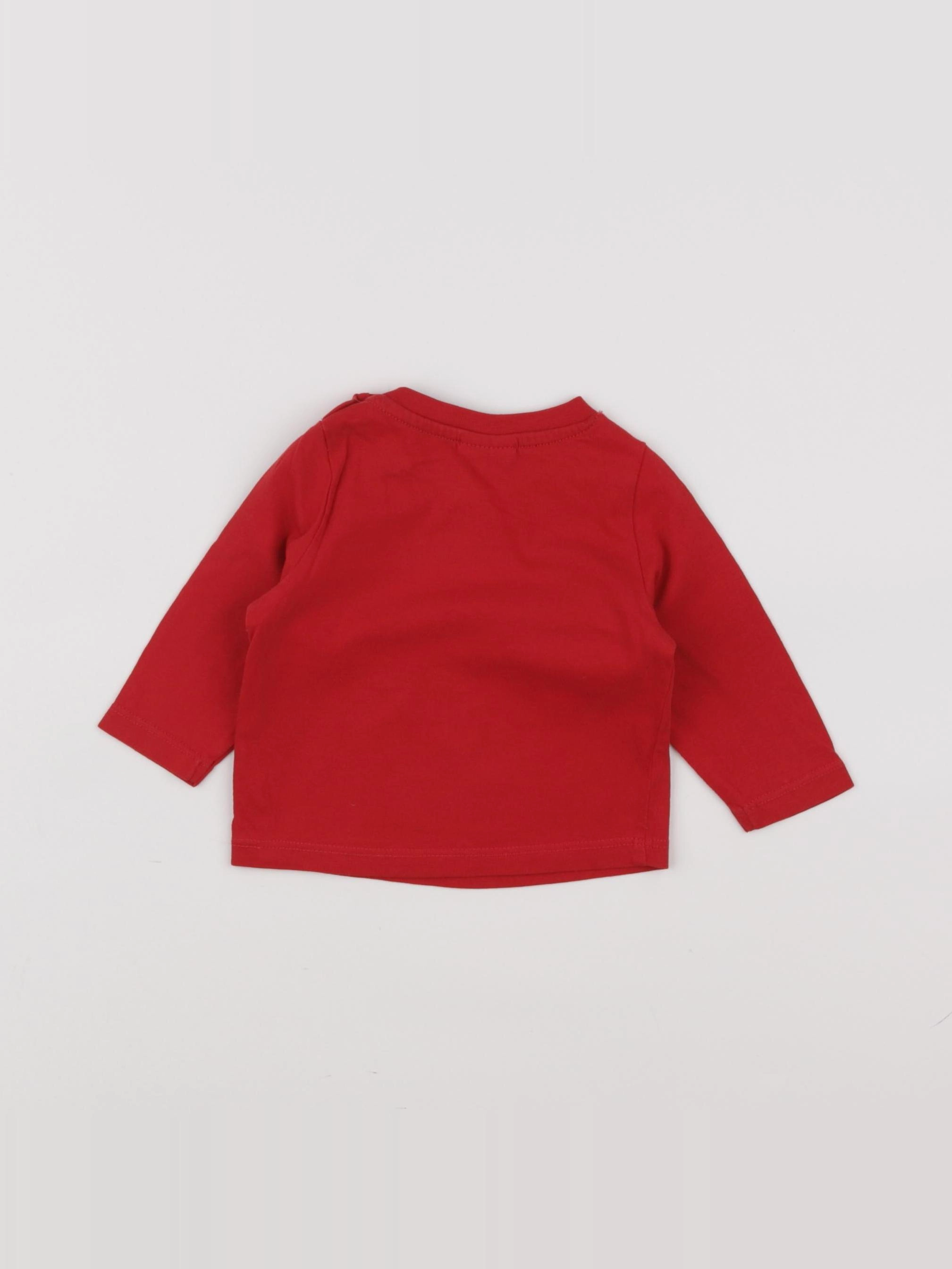 Tape à l'oeil - tee-shirt rouge - 3 mois