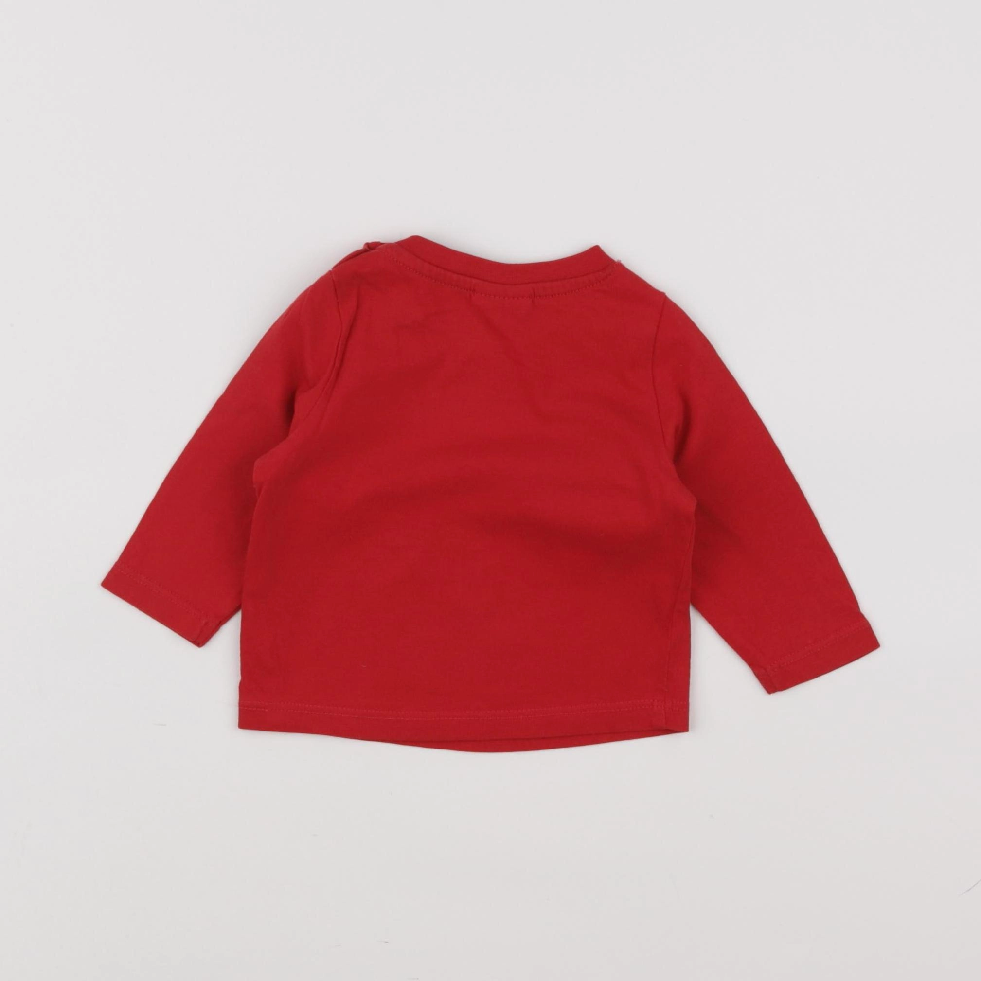 Tape à l'oeil - tee-shirt rouge - 3 mois