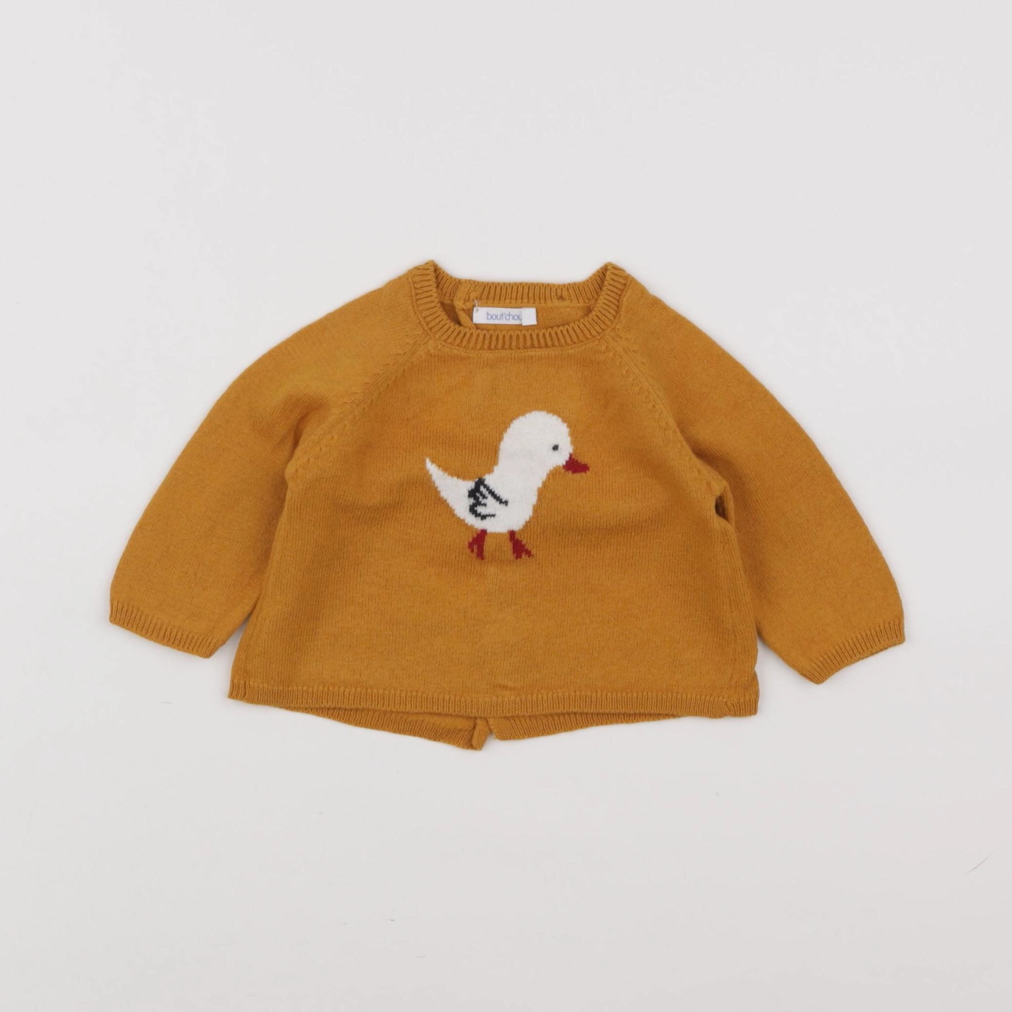 Boutchou - pull marron - 3 mois