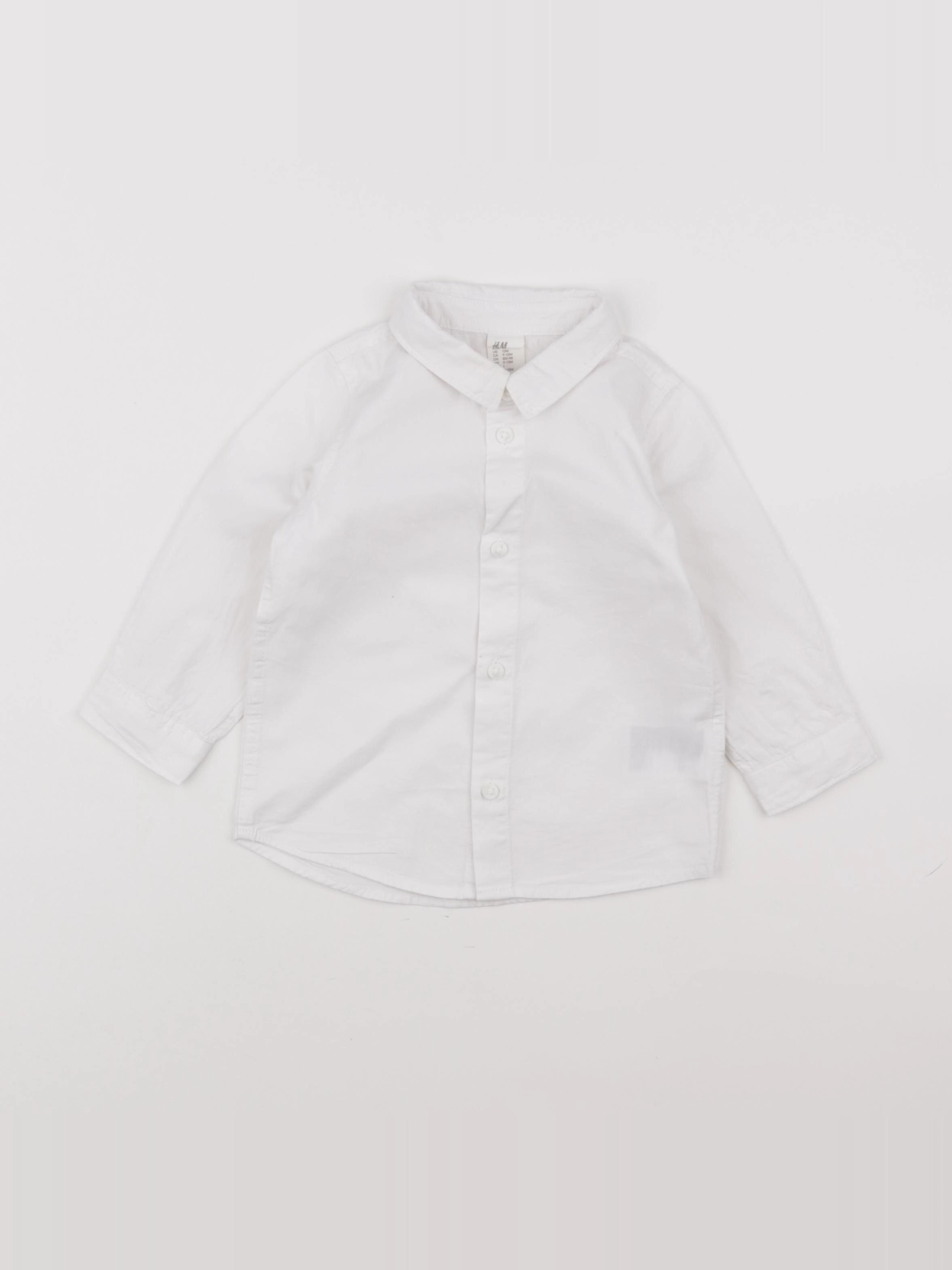 H&M - chemise blanc - 12 mois
