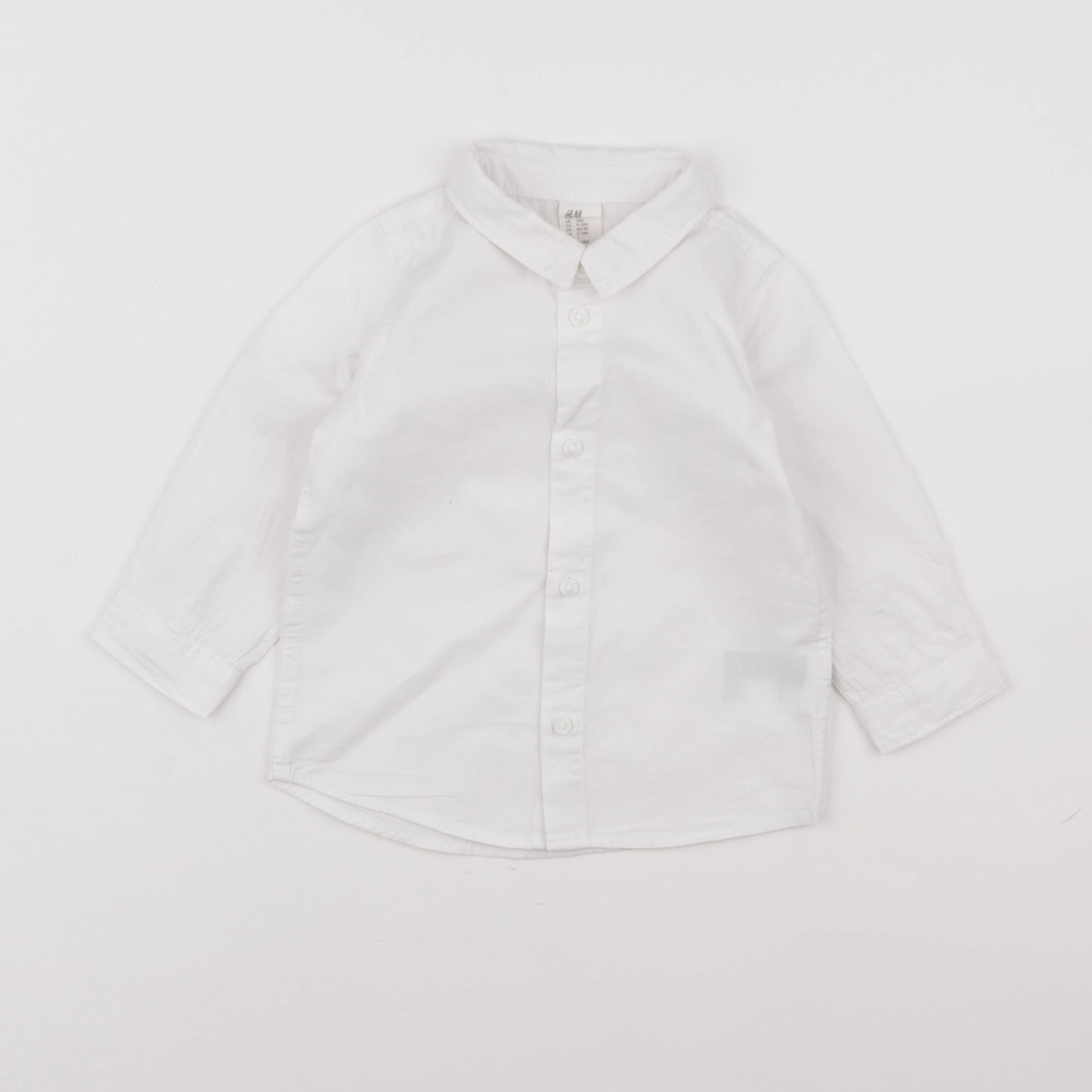 H&M - chemise blanc - 12 mois