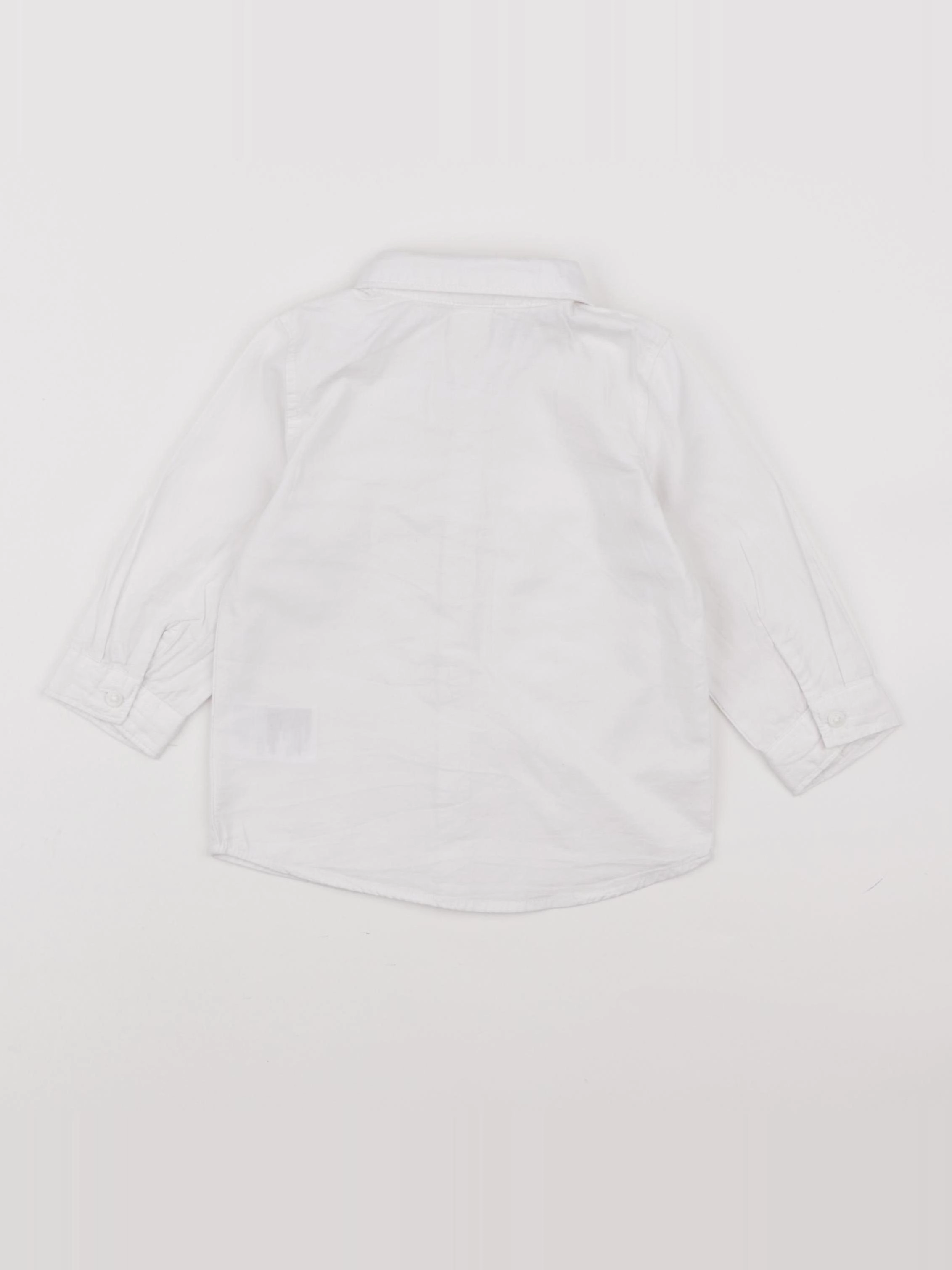 H&M - chemise blanc - 12 mois