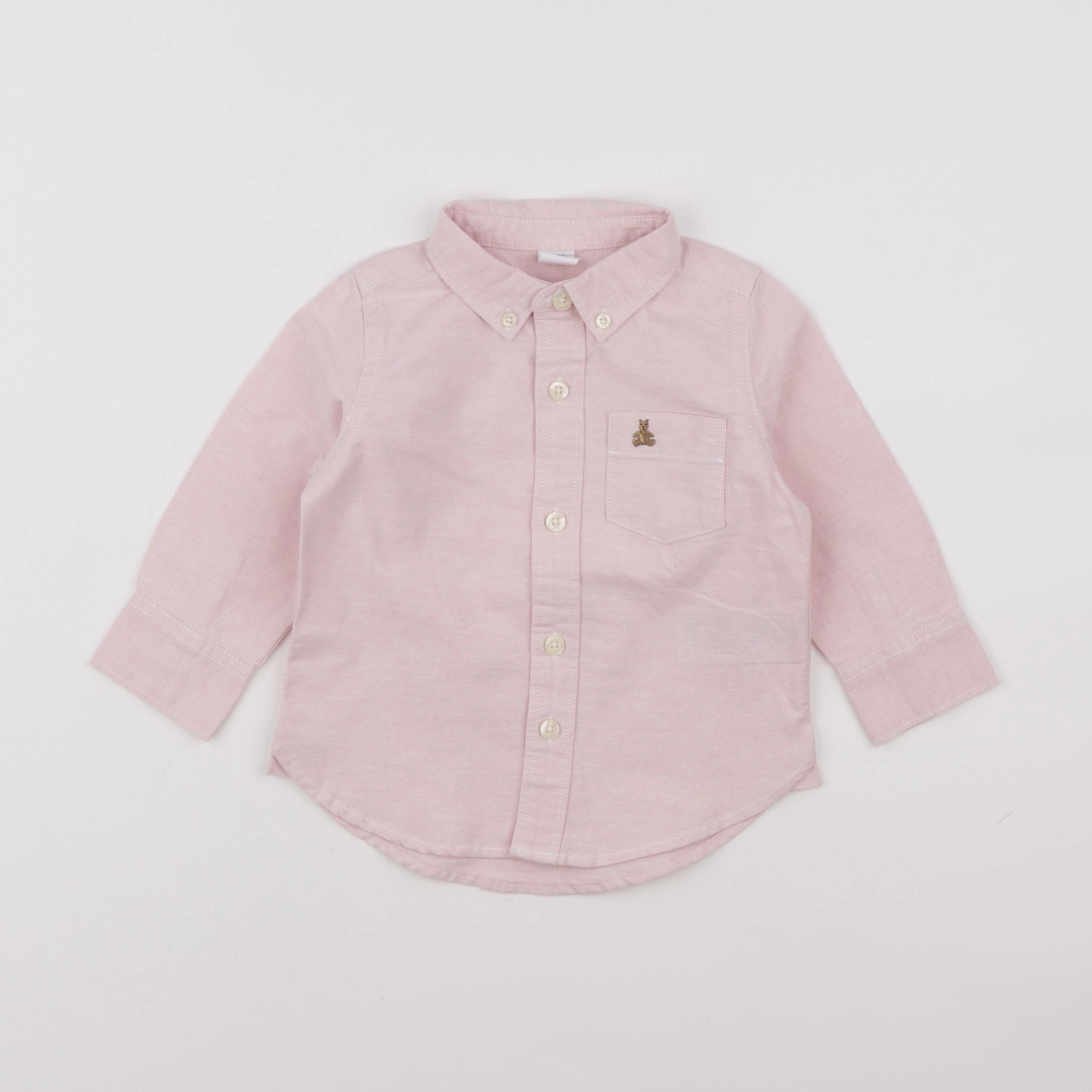 GAP - chemise rose - 12/18 mois