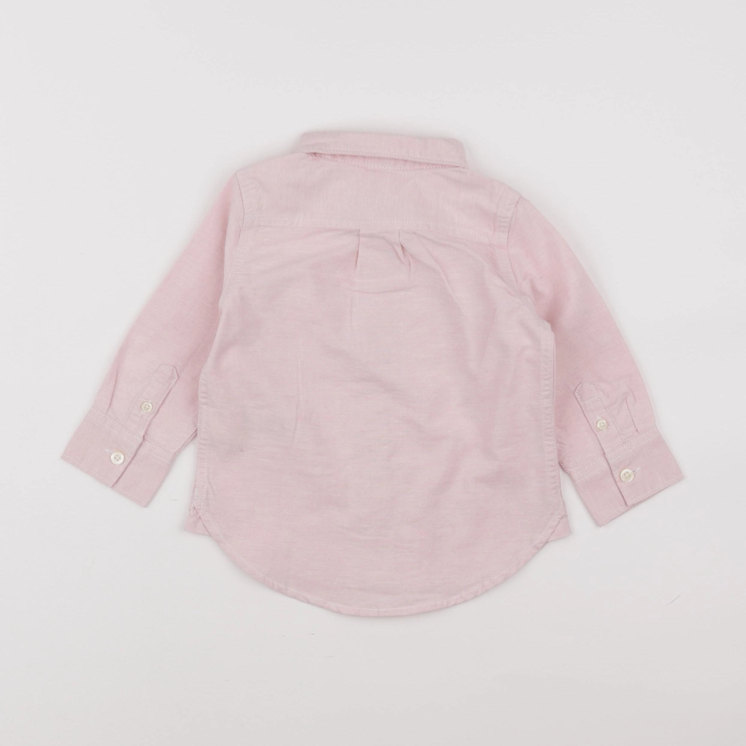 GAP - chemise rose - 12/18 mois