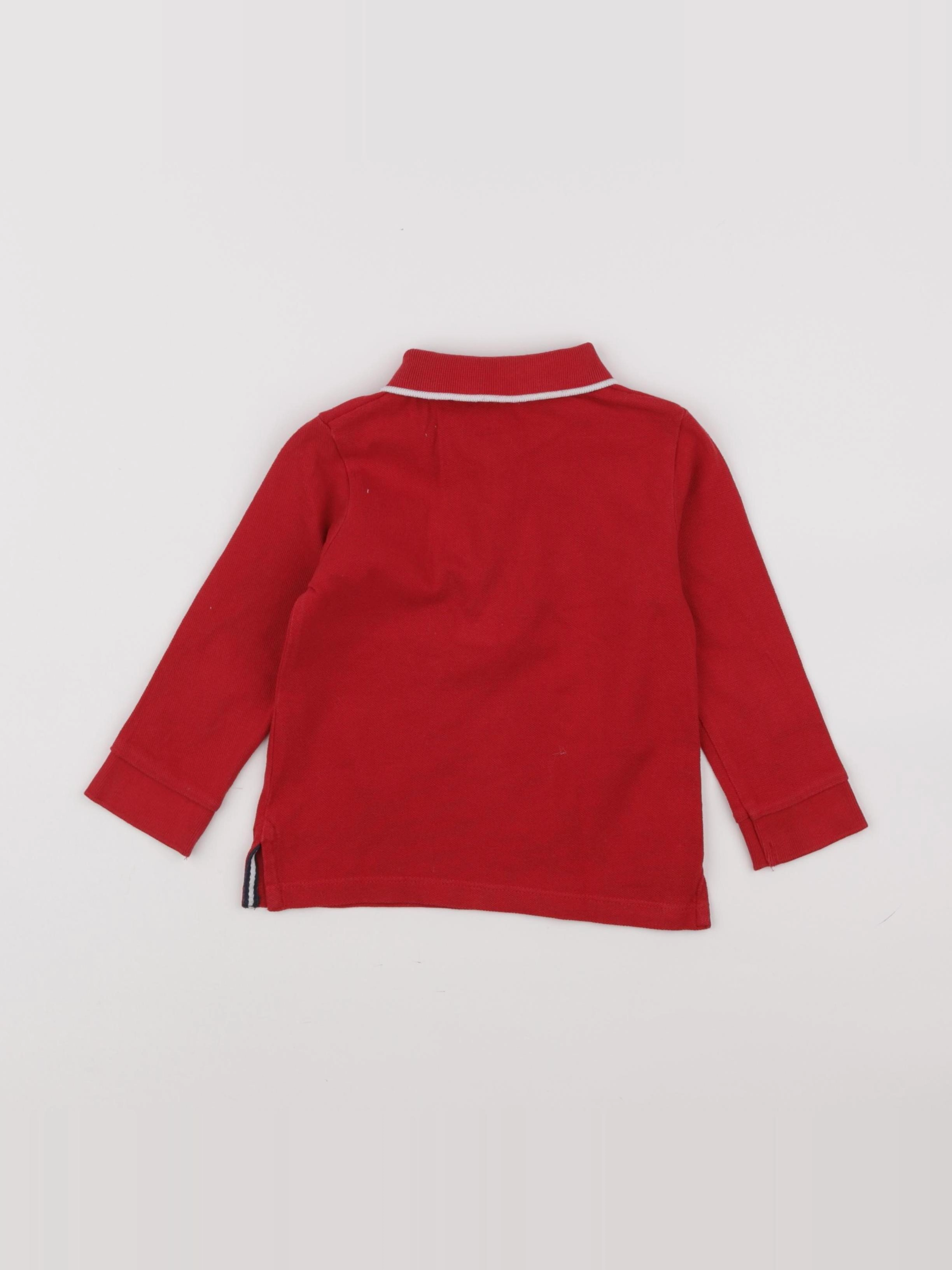 Boutchou - polo rouge - 24 mois