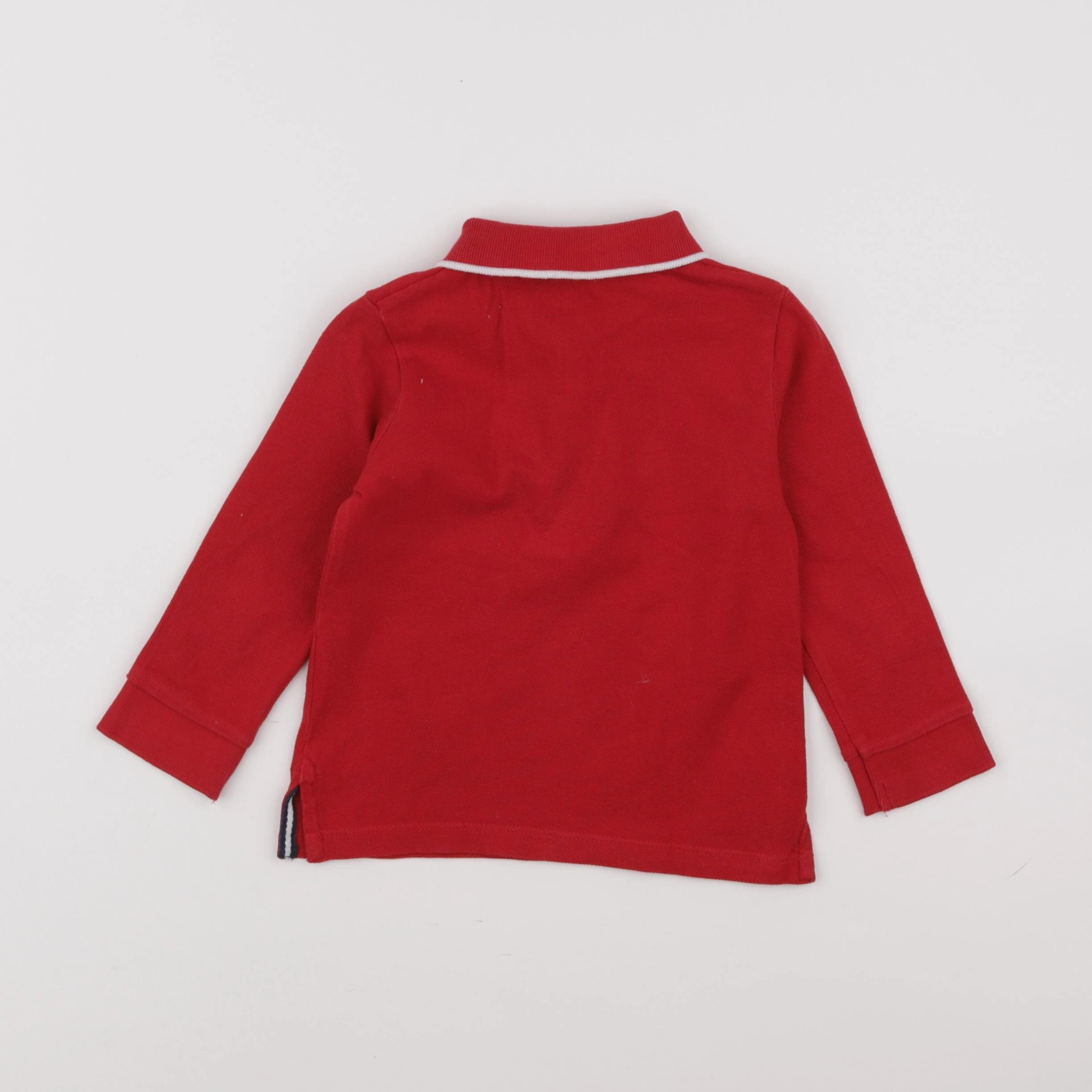 Boutchou - polo rouge - 24 mois