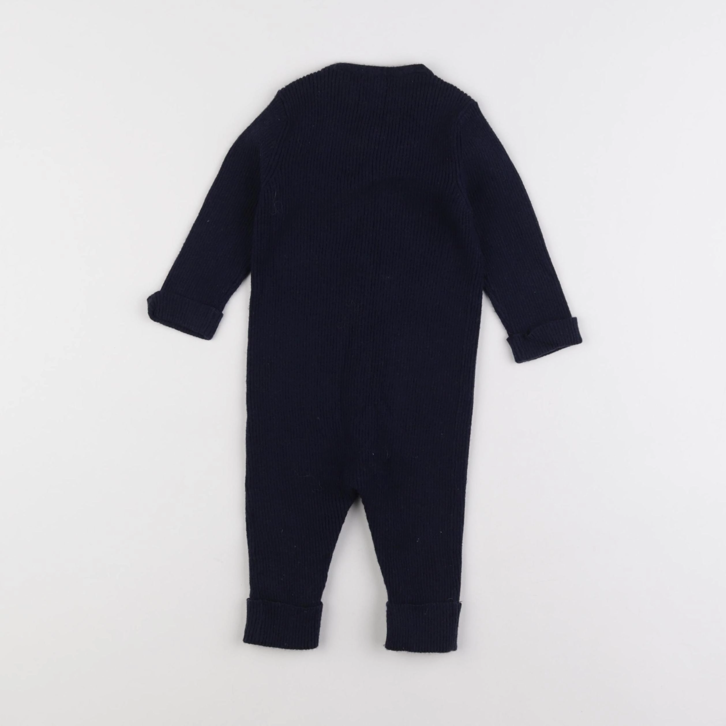 Vertbaudet - combinaison bleu - 9 mois