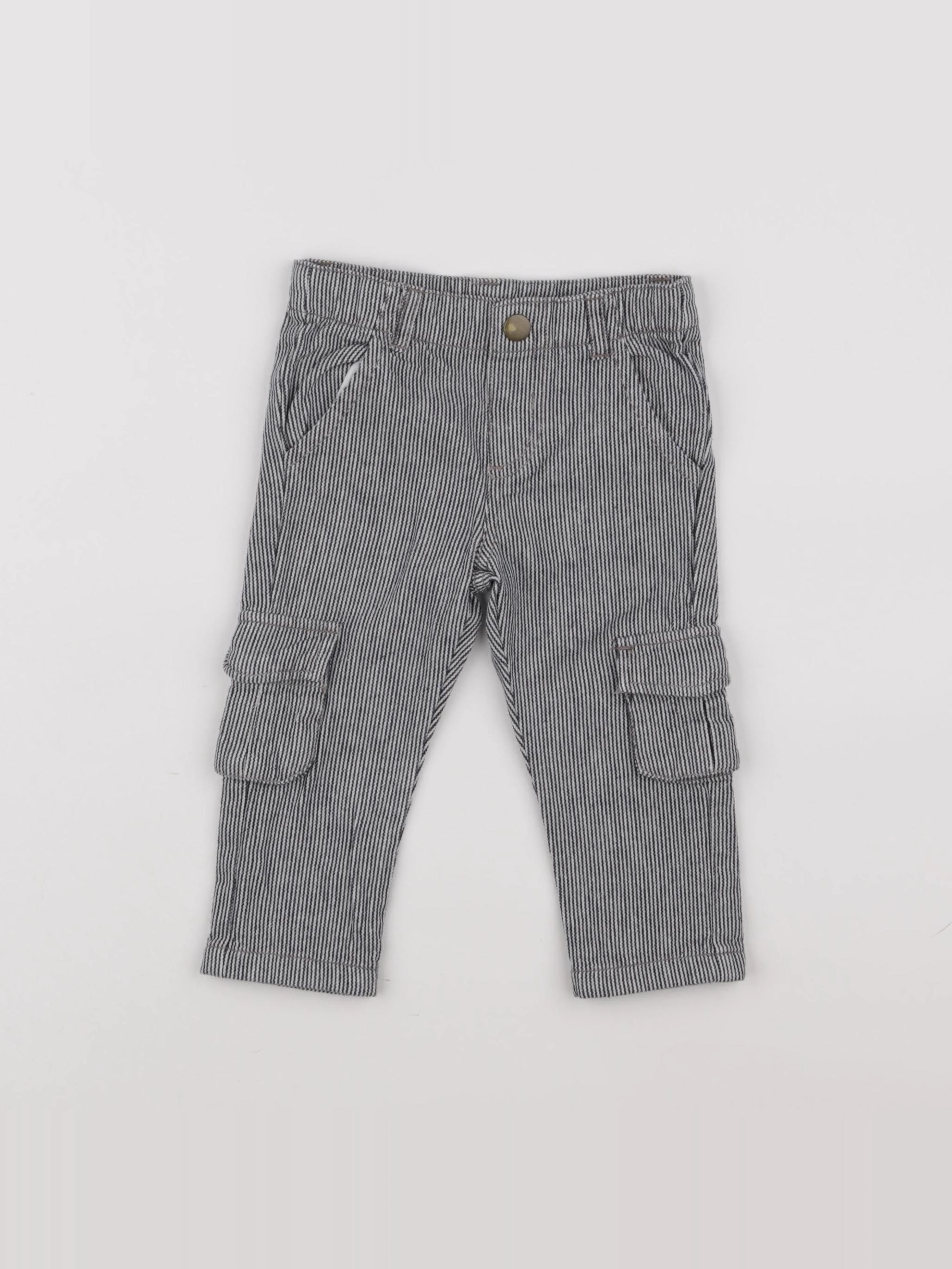 Boutchou - pantalon bleu - 9 mois