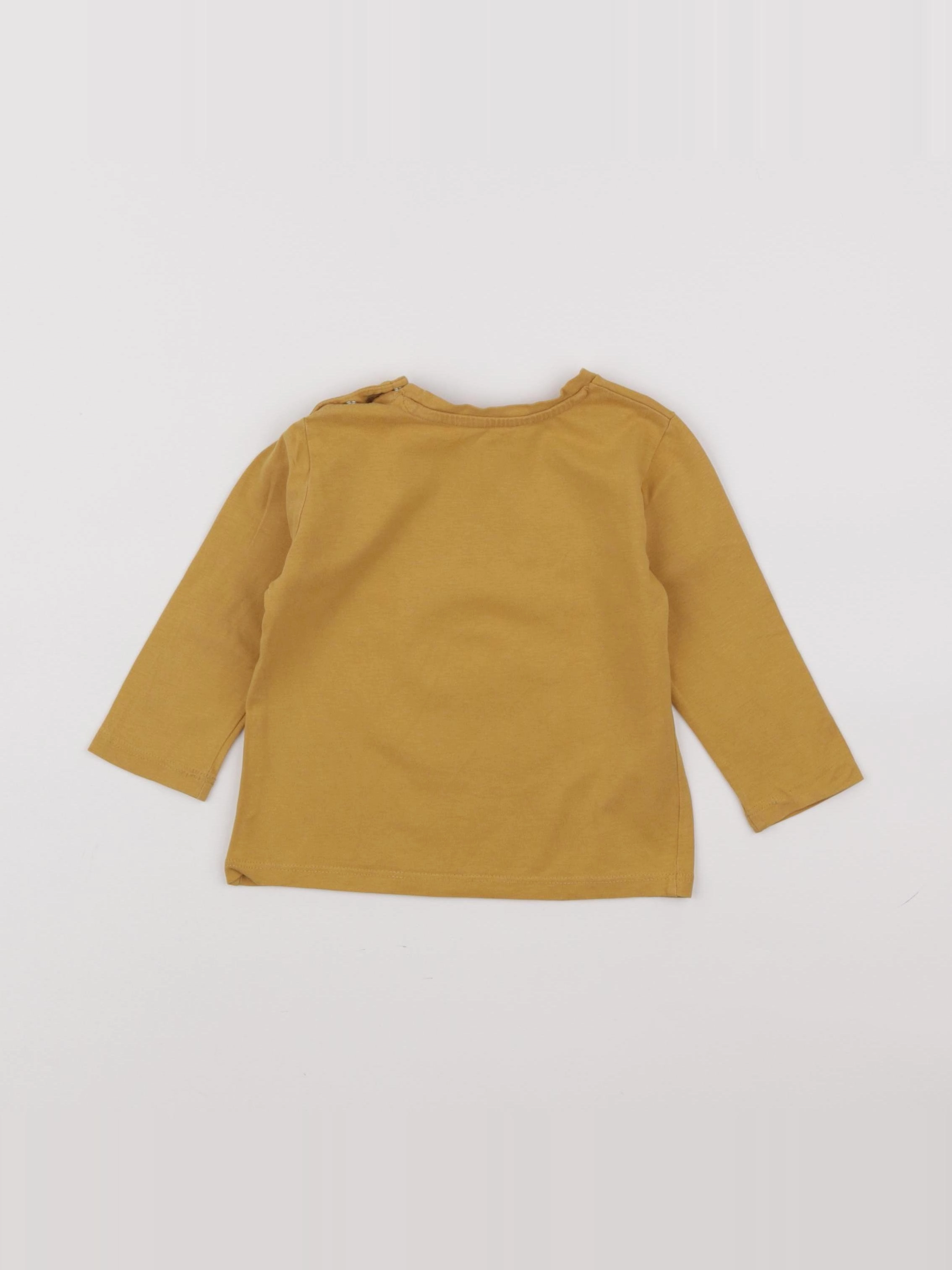 Boutchou - tee-shirt marron - 12 mois