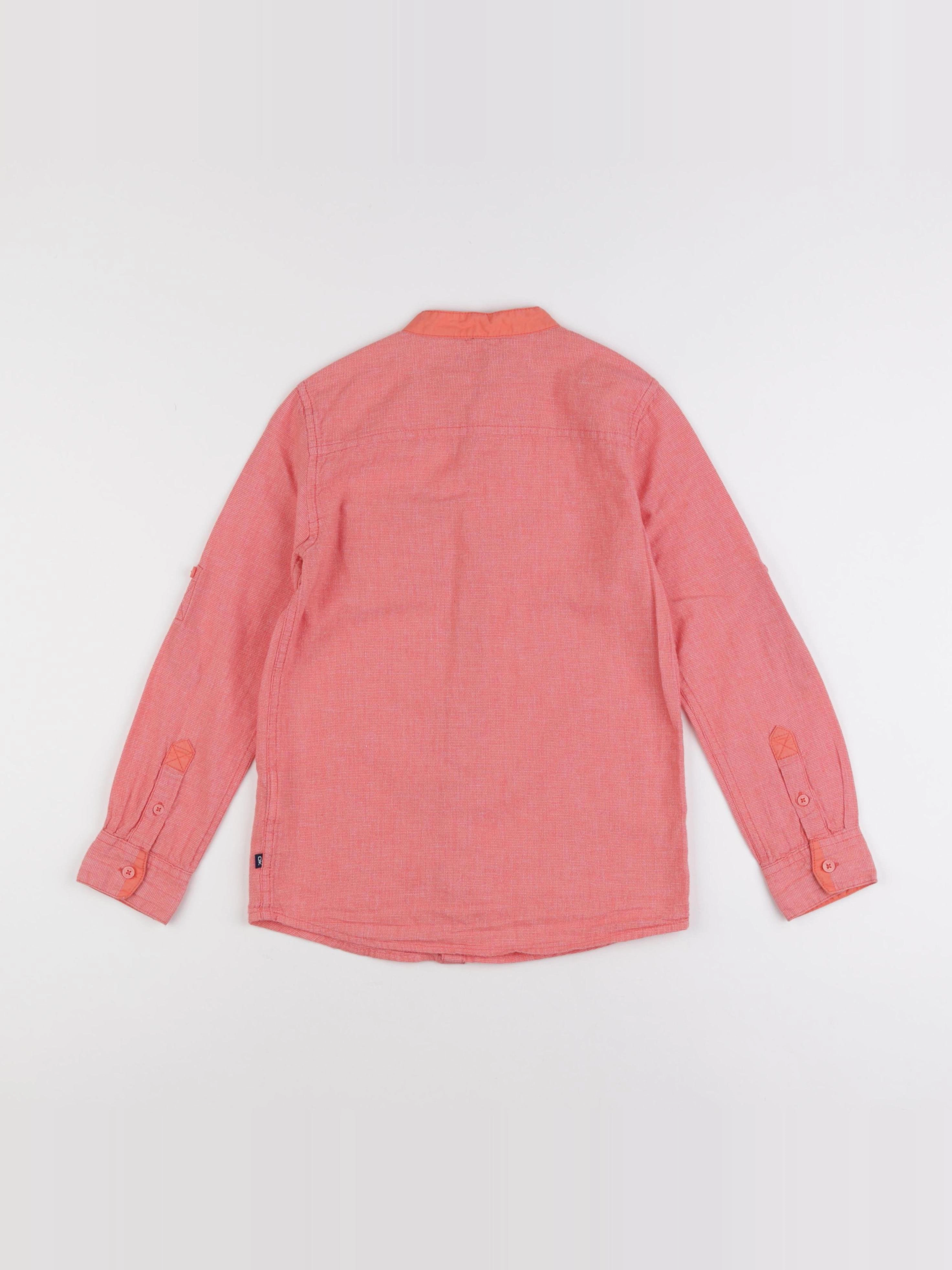 Okaidi - chemise rouge - 8 ans